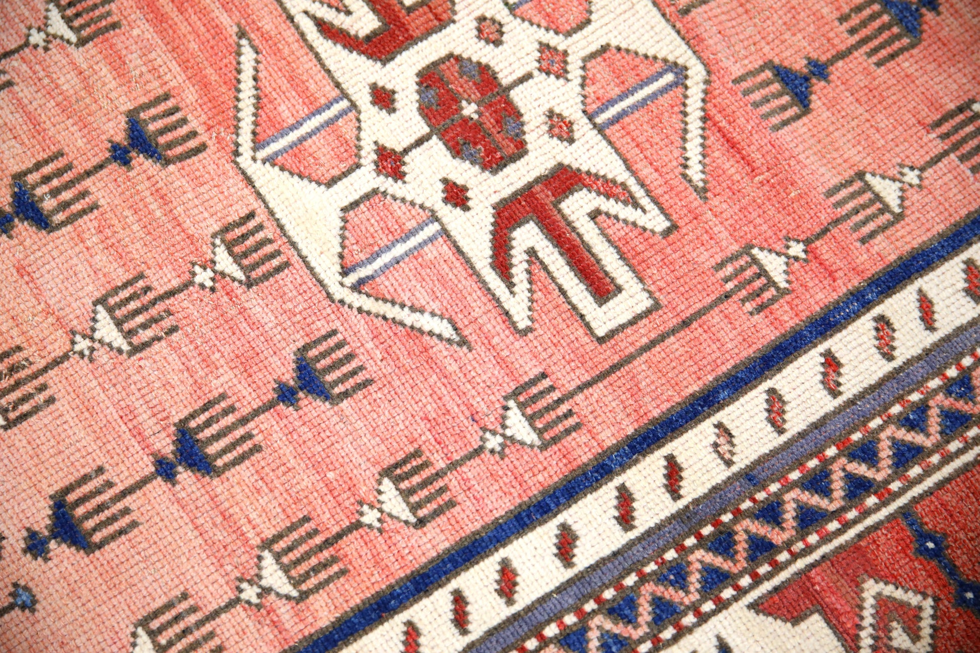 Turkish Vintage Anatolian Rug  3'4" x 5' #07