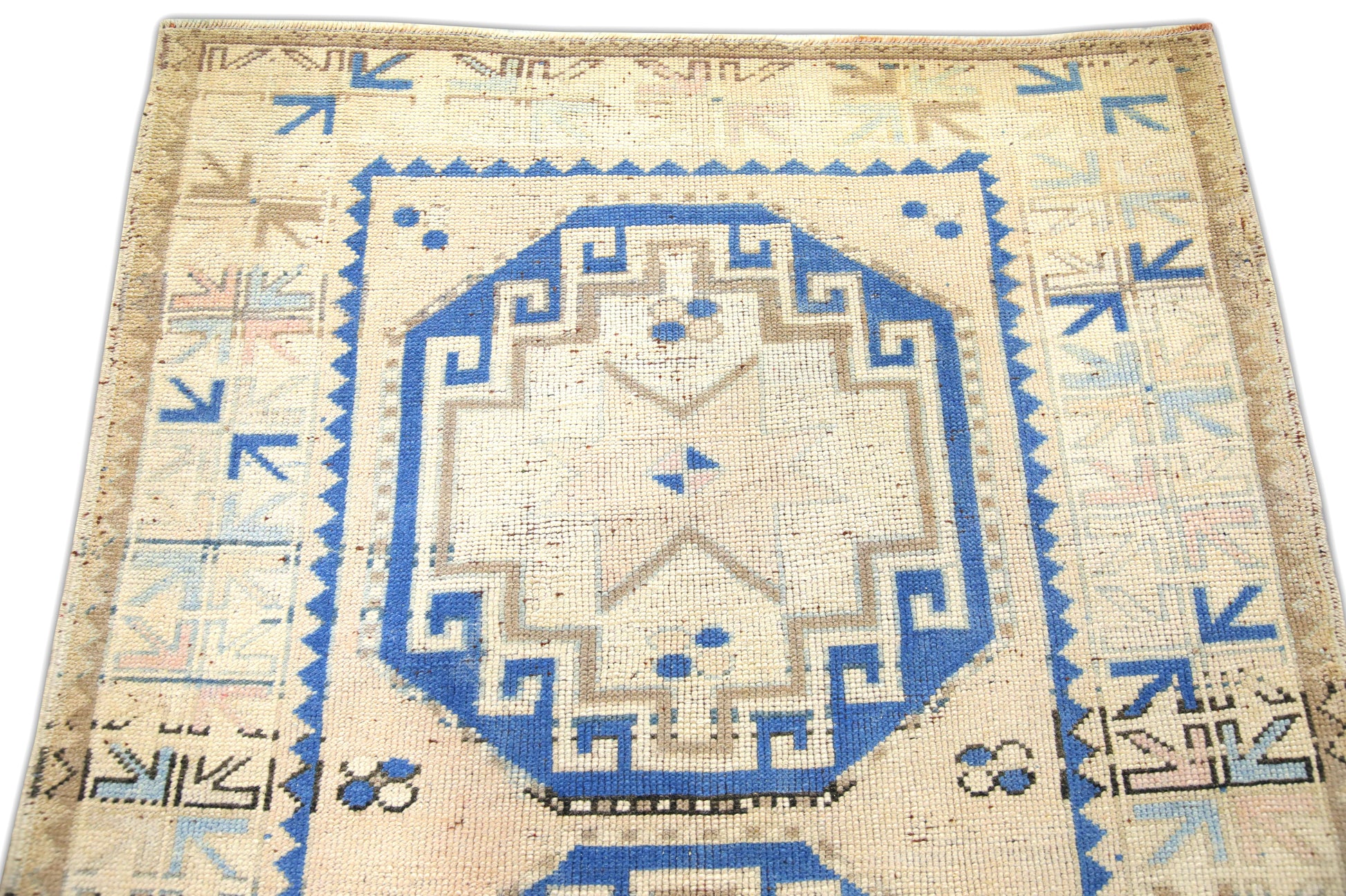 Turkish Vintage Anatolian Rug  3'9" x 7'4" #5005