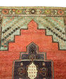 Turkish Vintage Anatolian Rug  4'1" x 5'11" #167