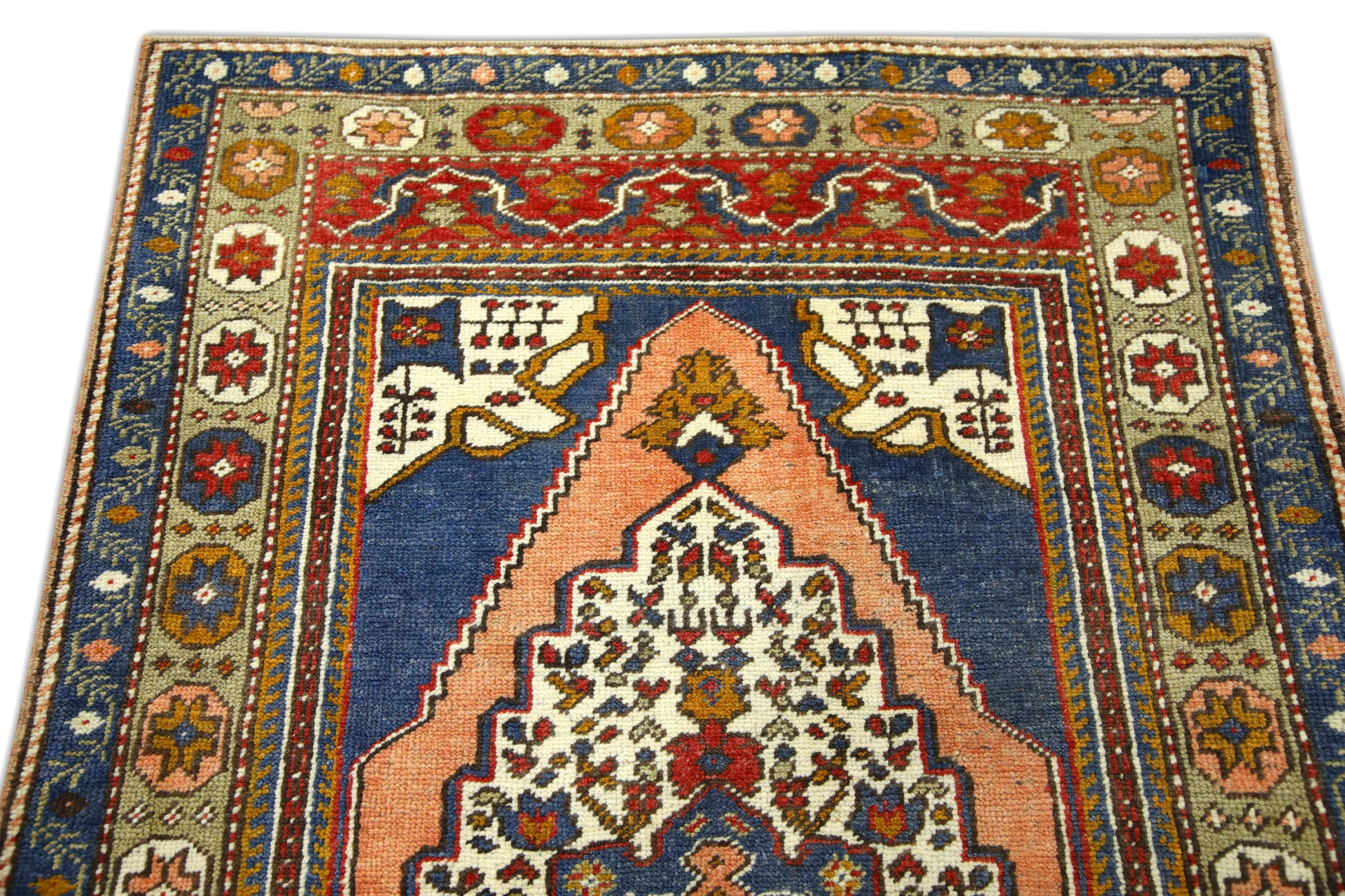 Turkish Vintage Anatolian Rug  3'8" x 5'11" #287