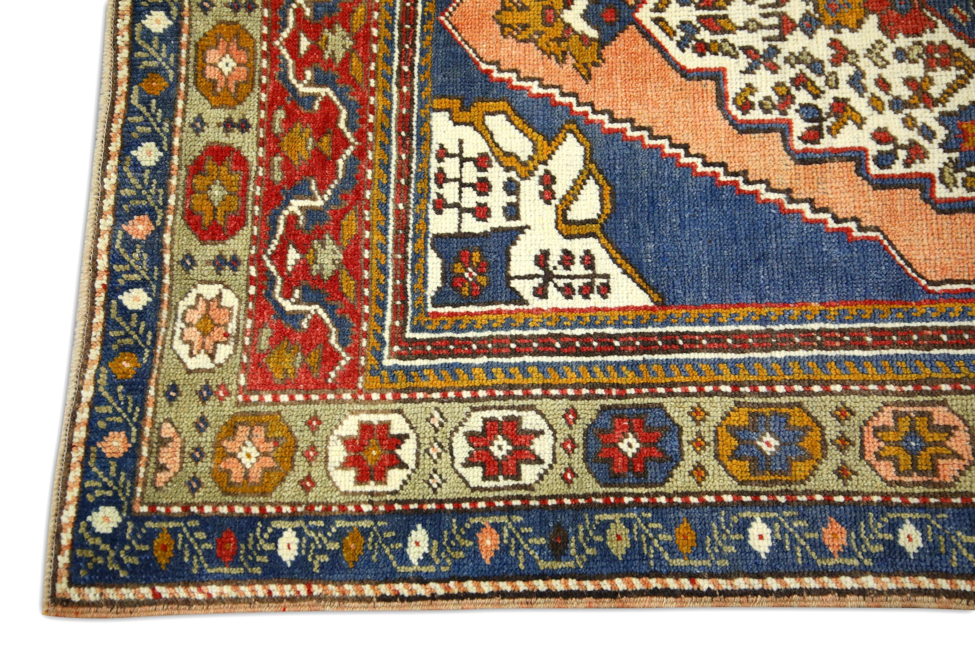 Turkish Vintage Anatolian Rug  3'8" x 5'11" #287