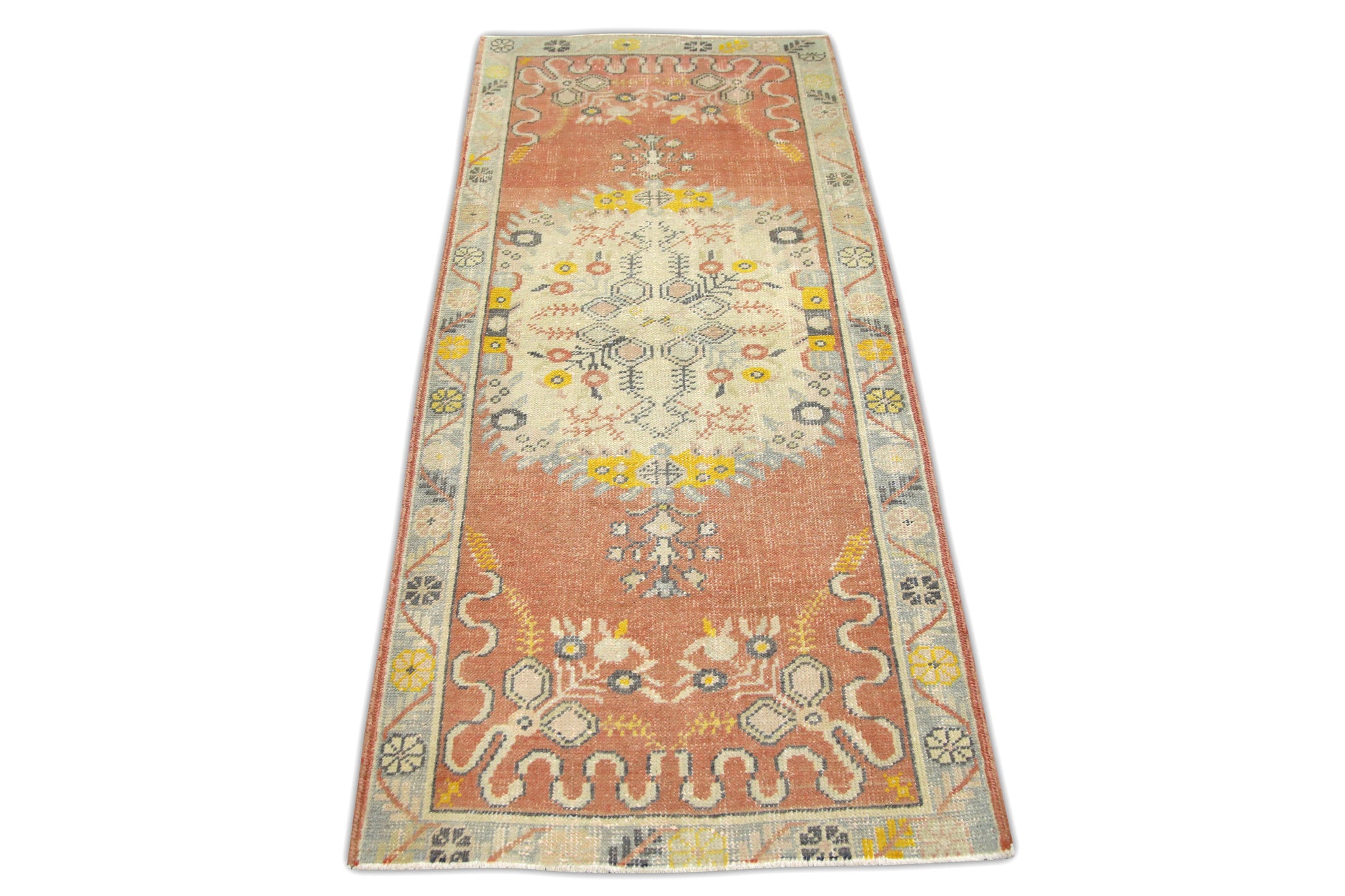 Turkish Vintage Anatolian Rug  2'9" x 6'4" #95