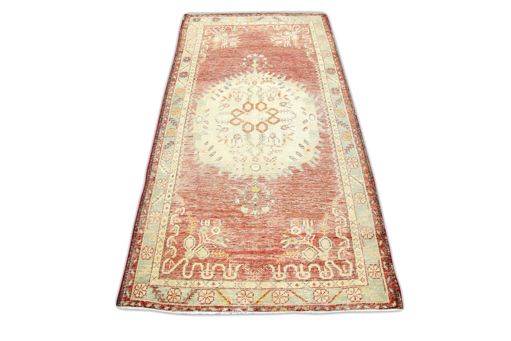 Turkish Vintage Anatolian Rug  3'6" x 6'11" #222
