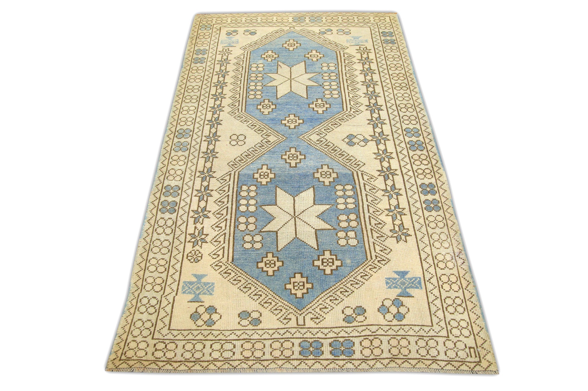 Turkish Vintage Anatolian Rug  4' x 6'5" #5006