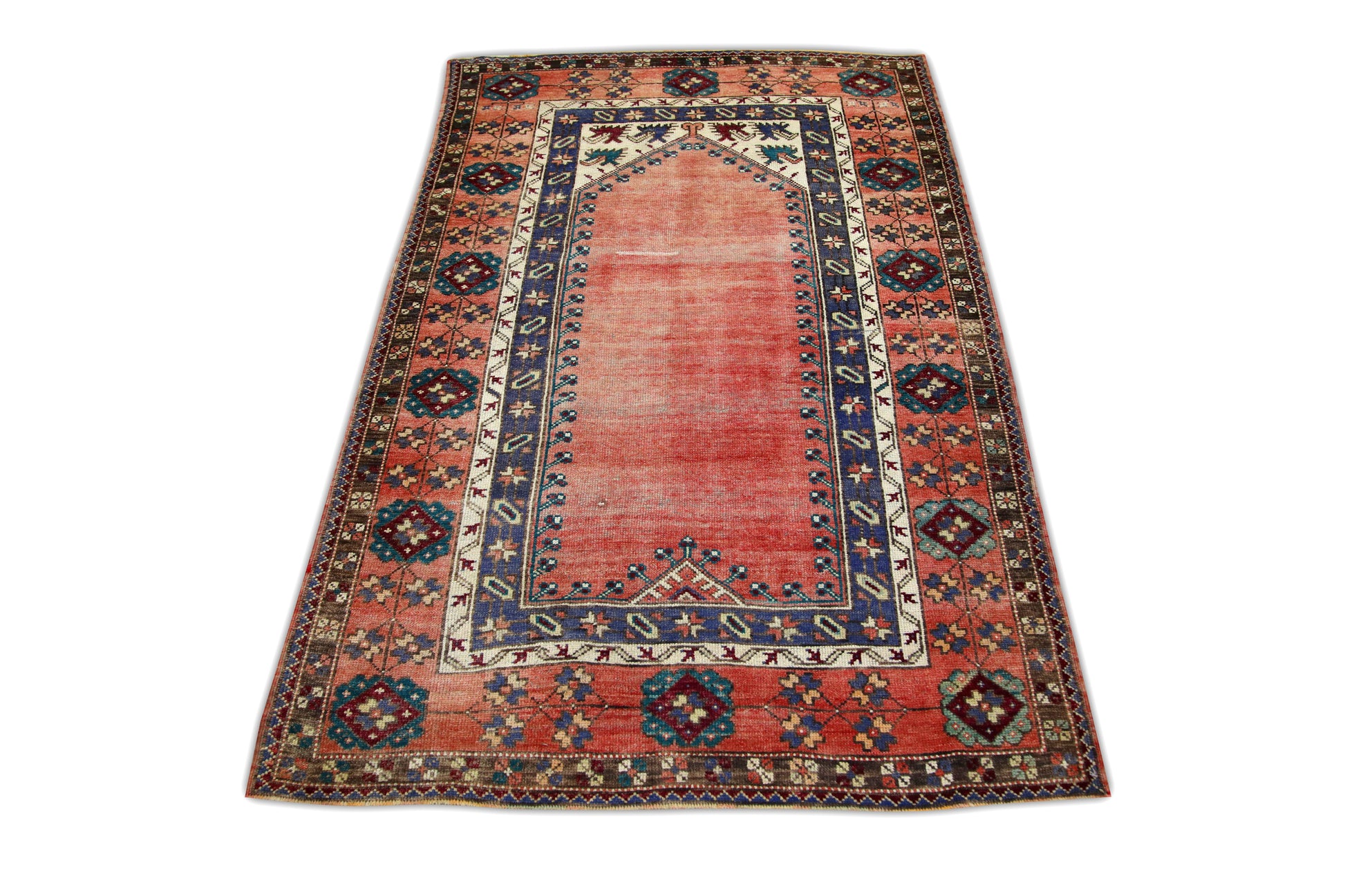 Turkish Vintage Anatolian Rug  3'11" x 5'10" #2125