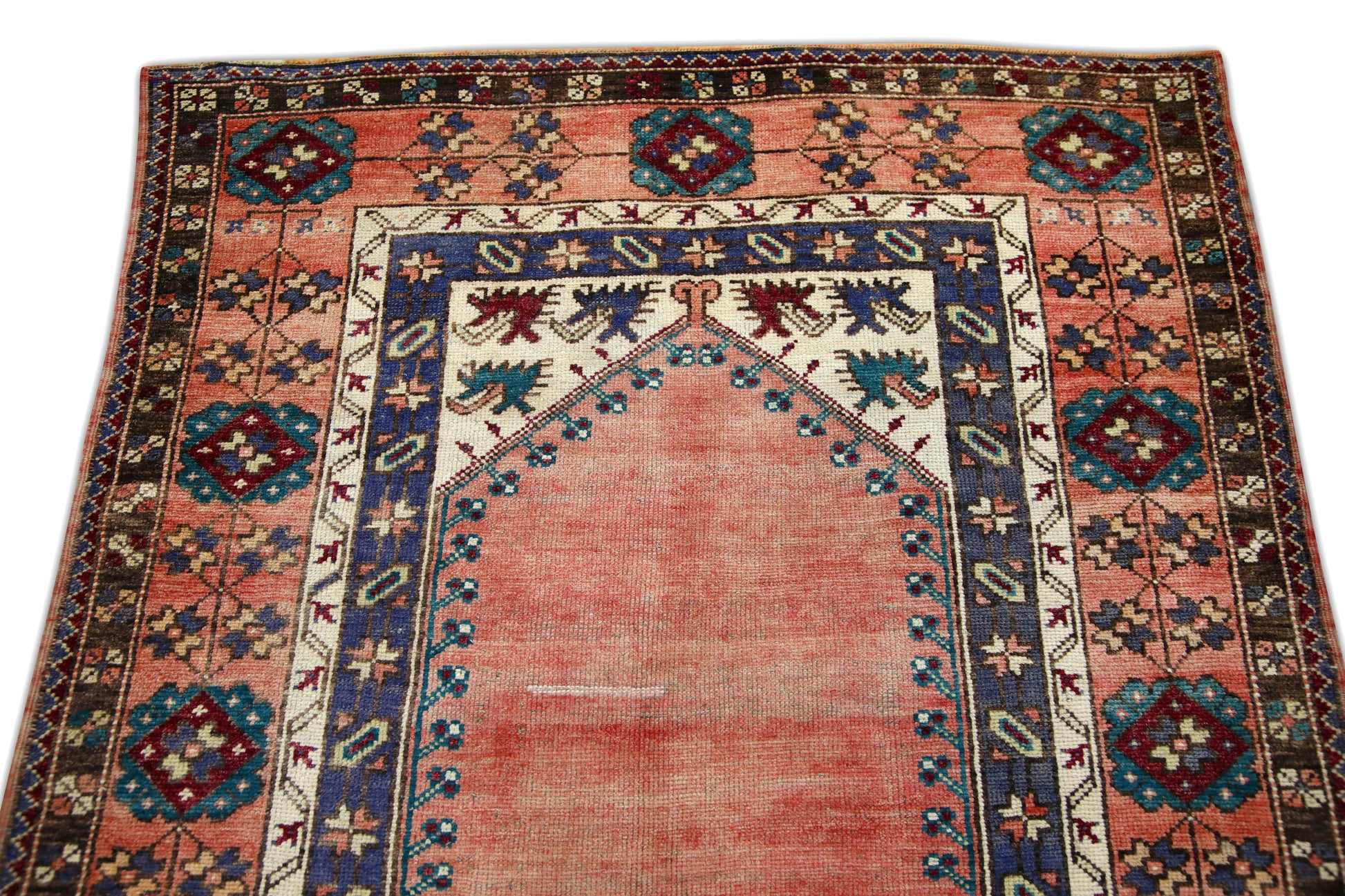 Turkish Vintage Anatolian Rug  3'11" x 5'10" #2125