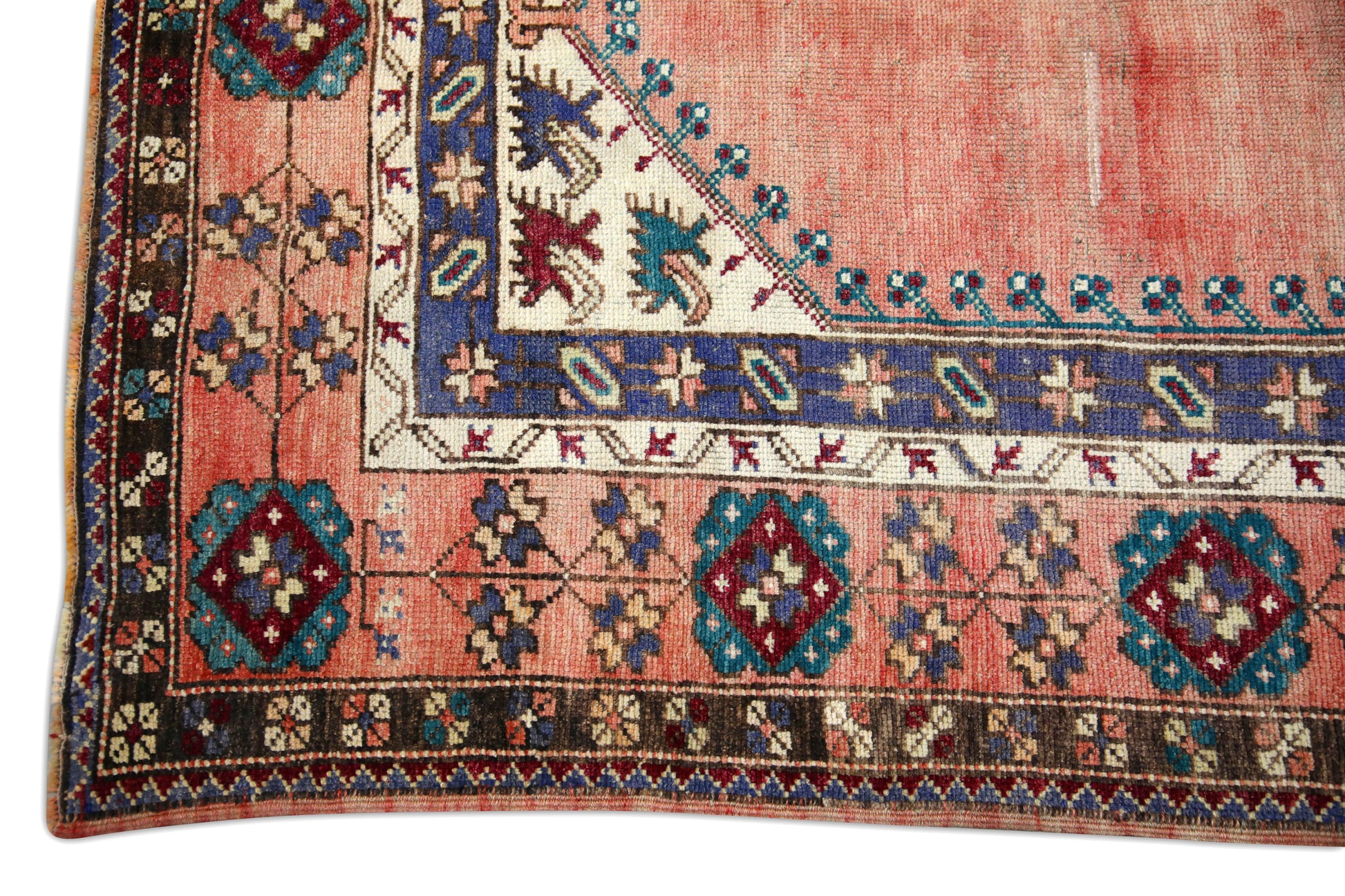 Turkish Vintage Anatolian Rug  3'11" x 5'10" #2125
