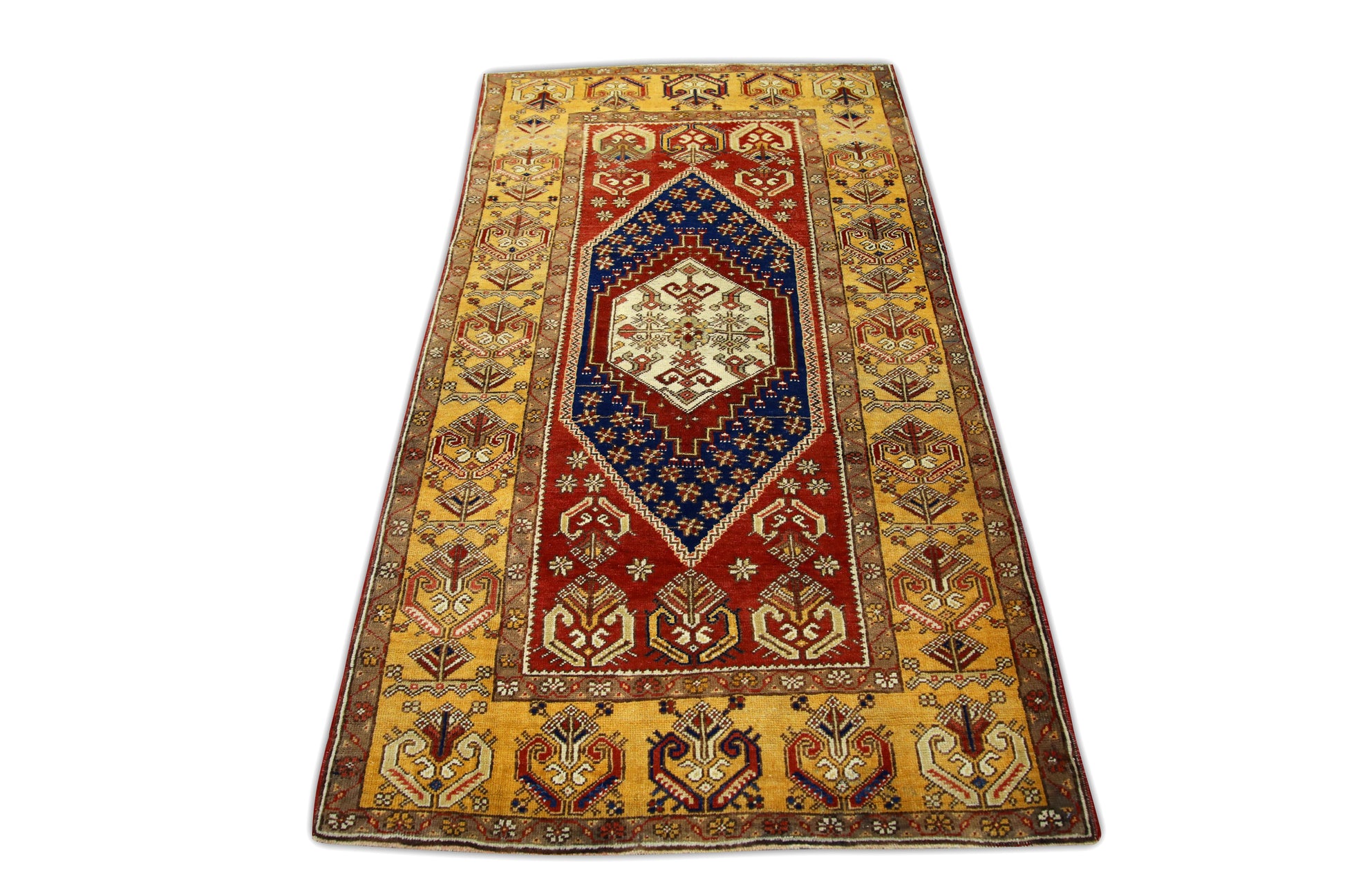 Turkish Vintage Anatolian Rug  3'7" x 6'5" #96