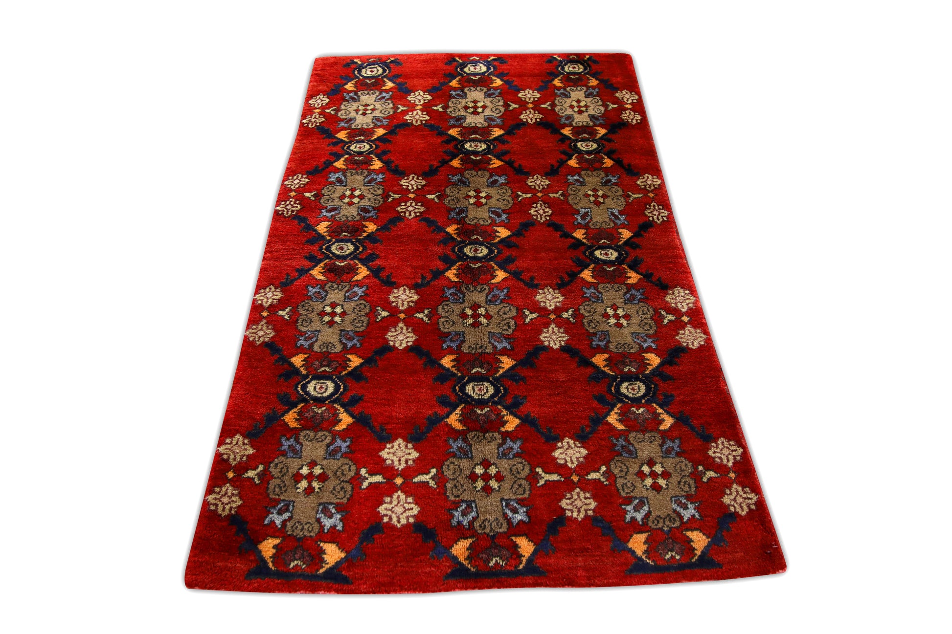 Turkish Vintage Anatolian Rug  3'9" x 6' #264
