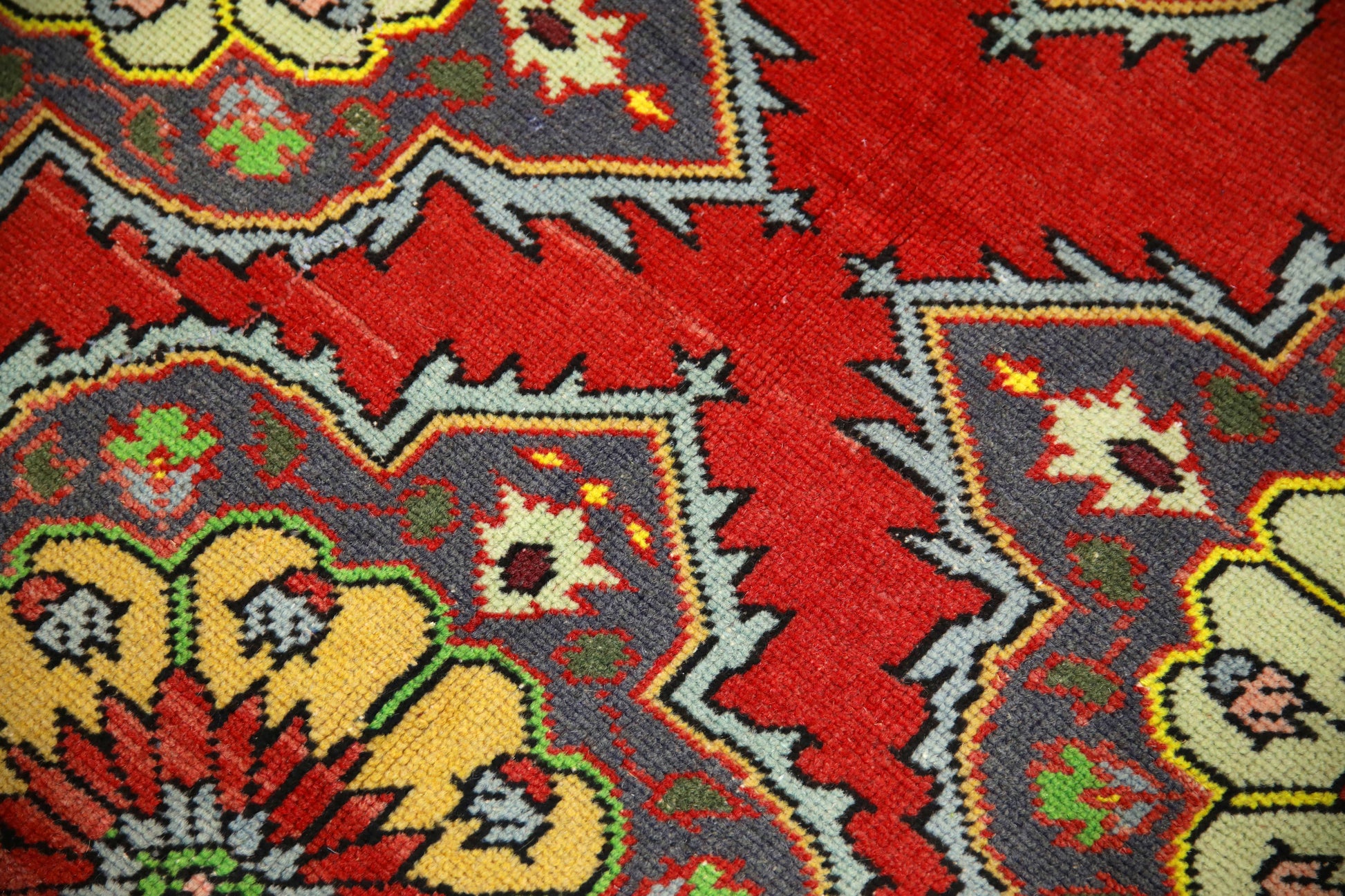 Turkish Vintage Anatolian Rug  3'6" x 6'4" #266