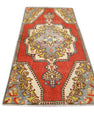 Turkish Vintage Anatolian Rug  3'6" x 7'3" #268