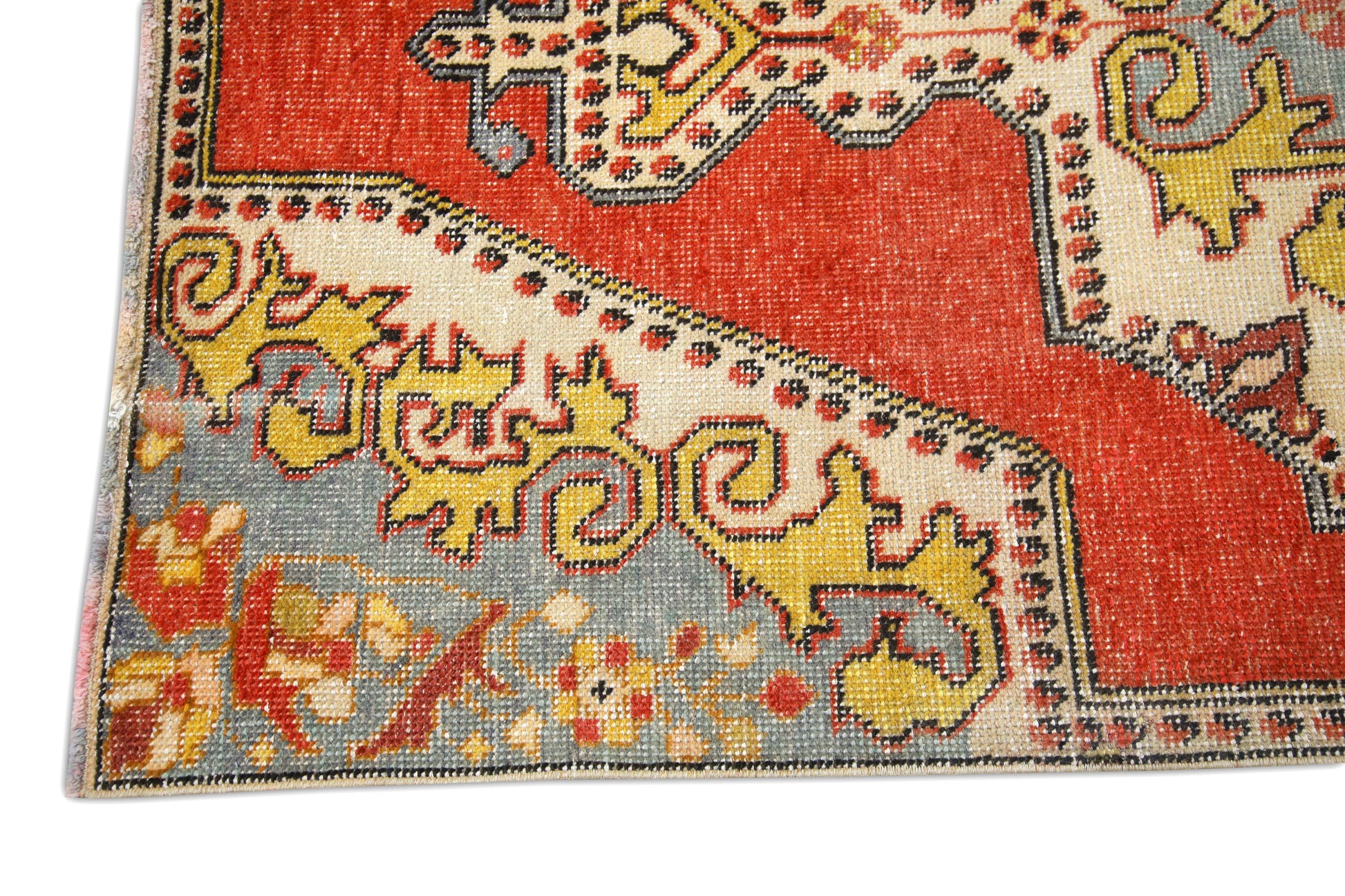 Turkish Vintage Anatolian Rug  3'6" x 7'3" #268