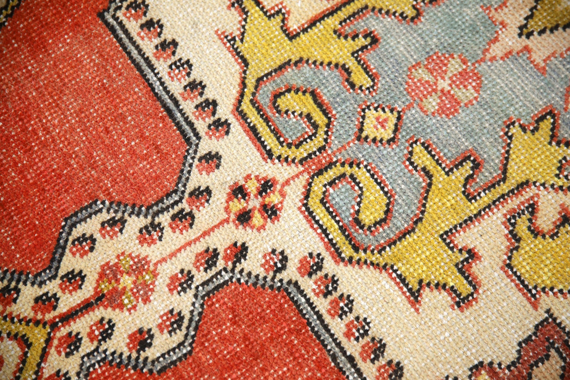 Turkish Vintage Anatolian Rug  3'6" x 7'3" #268