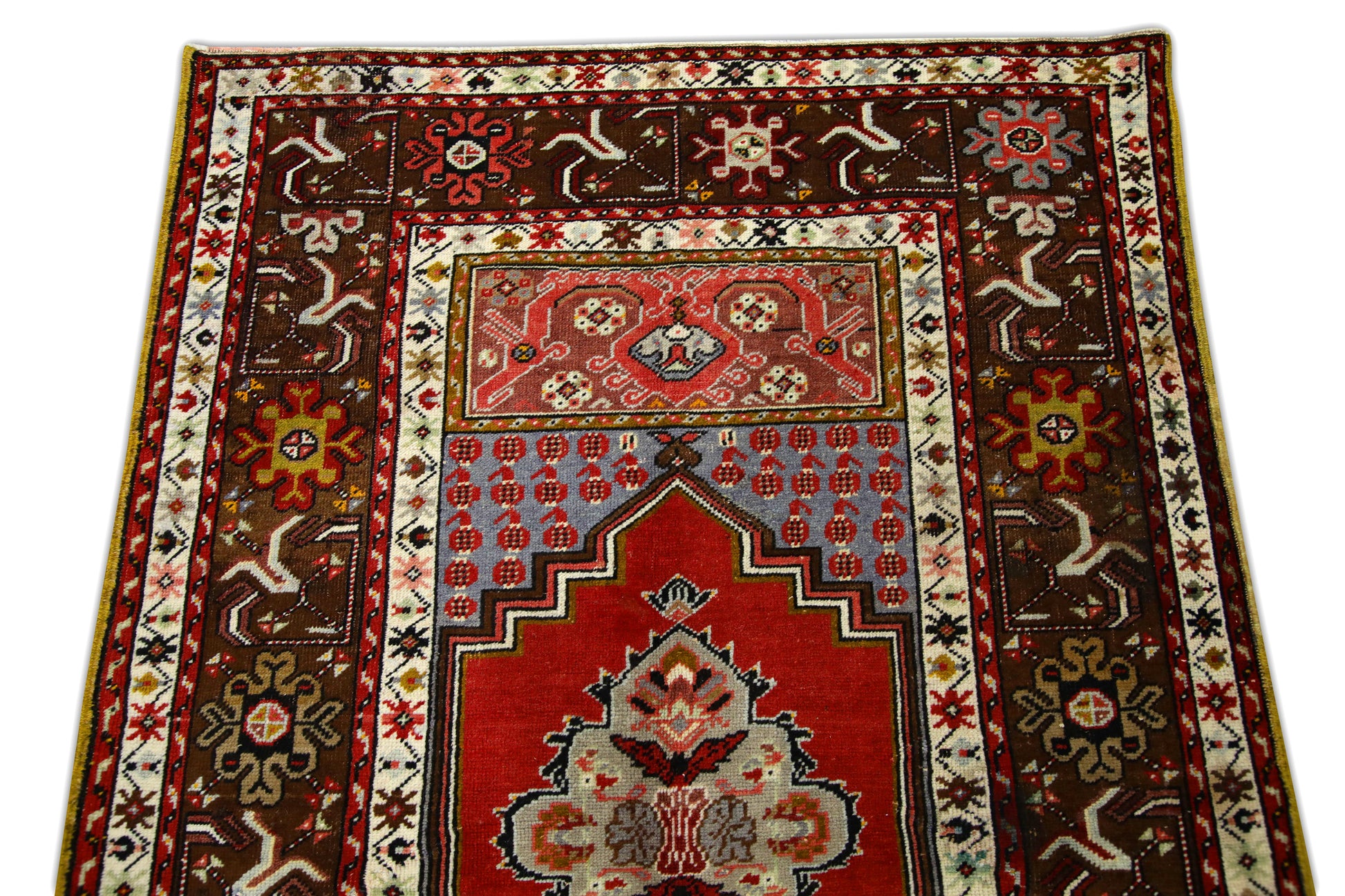 Turkish Vintage Anatolian Rug  3'9" x 5'9" #273
