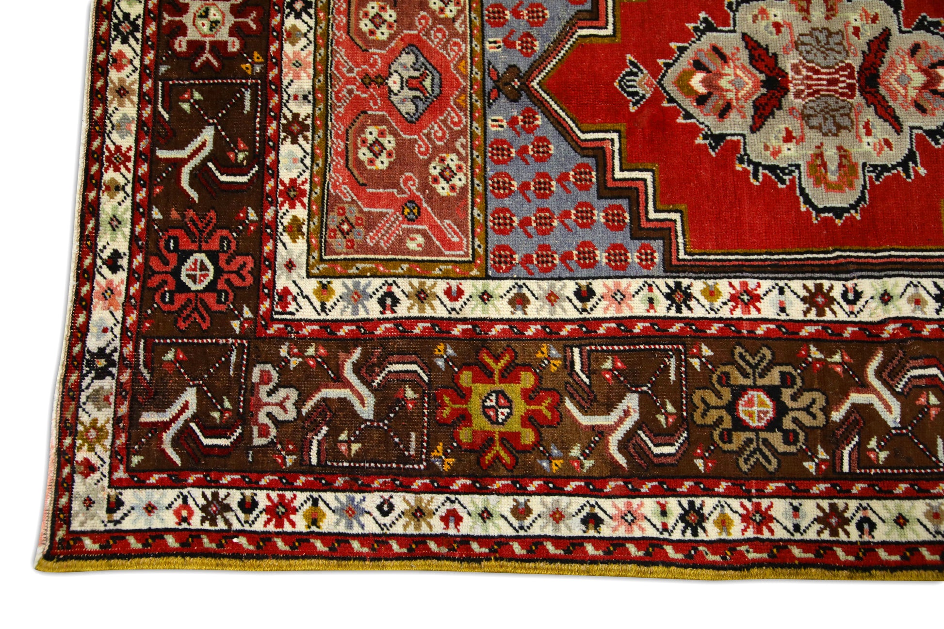 Turkish Vintage Anatolian Rug  3'9" x 5'9" #273