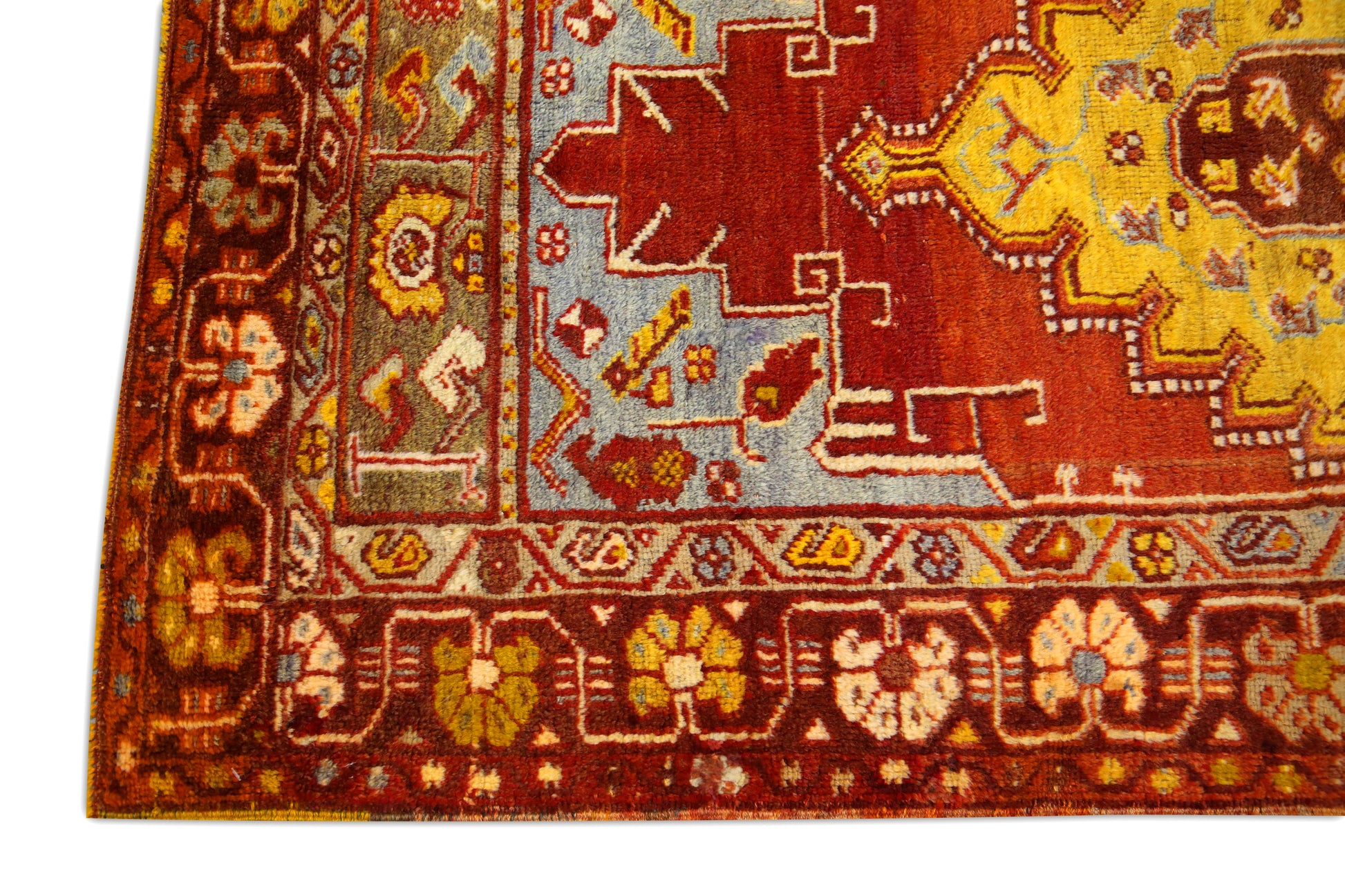 Turkish Vintage Anatolian Rug  3'3" x 5'5" #286