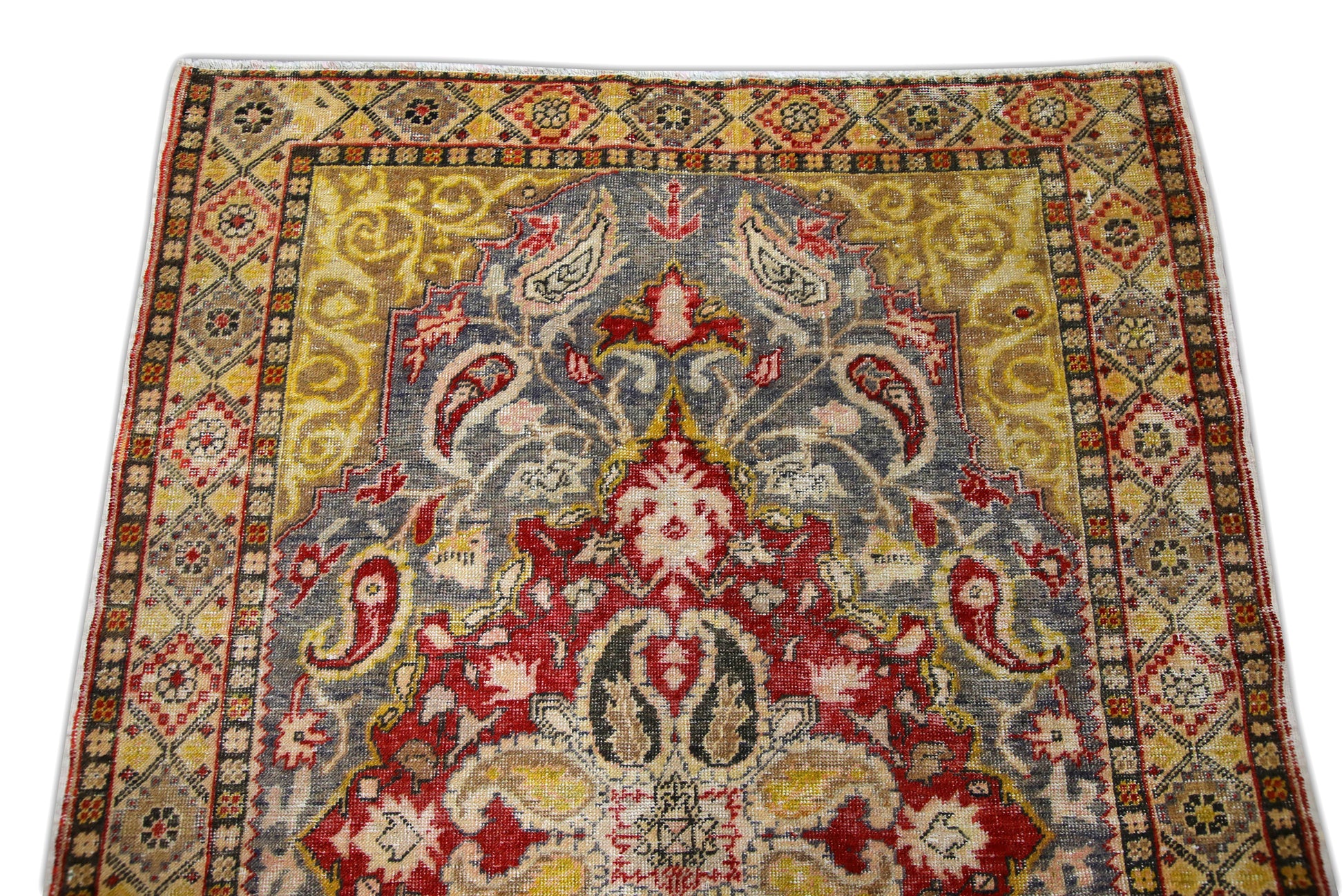 Turkish Vintage Anatolian Rug  4'4" x 6'4" #303