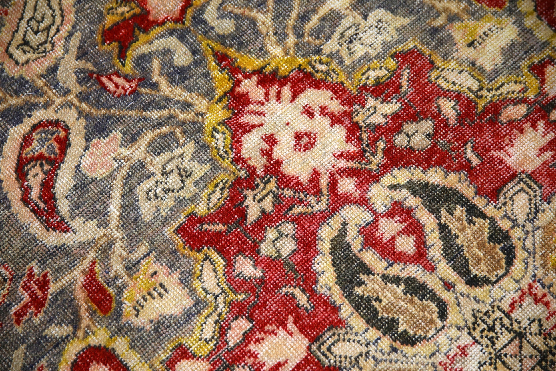 Turkish Vintage Anatolian Rug  4'4" x 6'4" #303