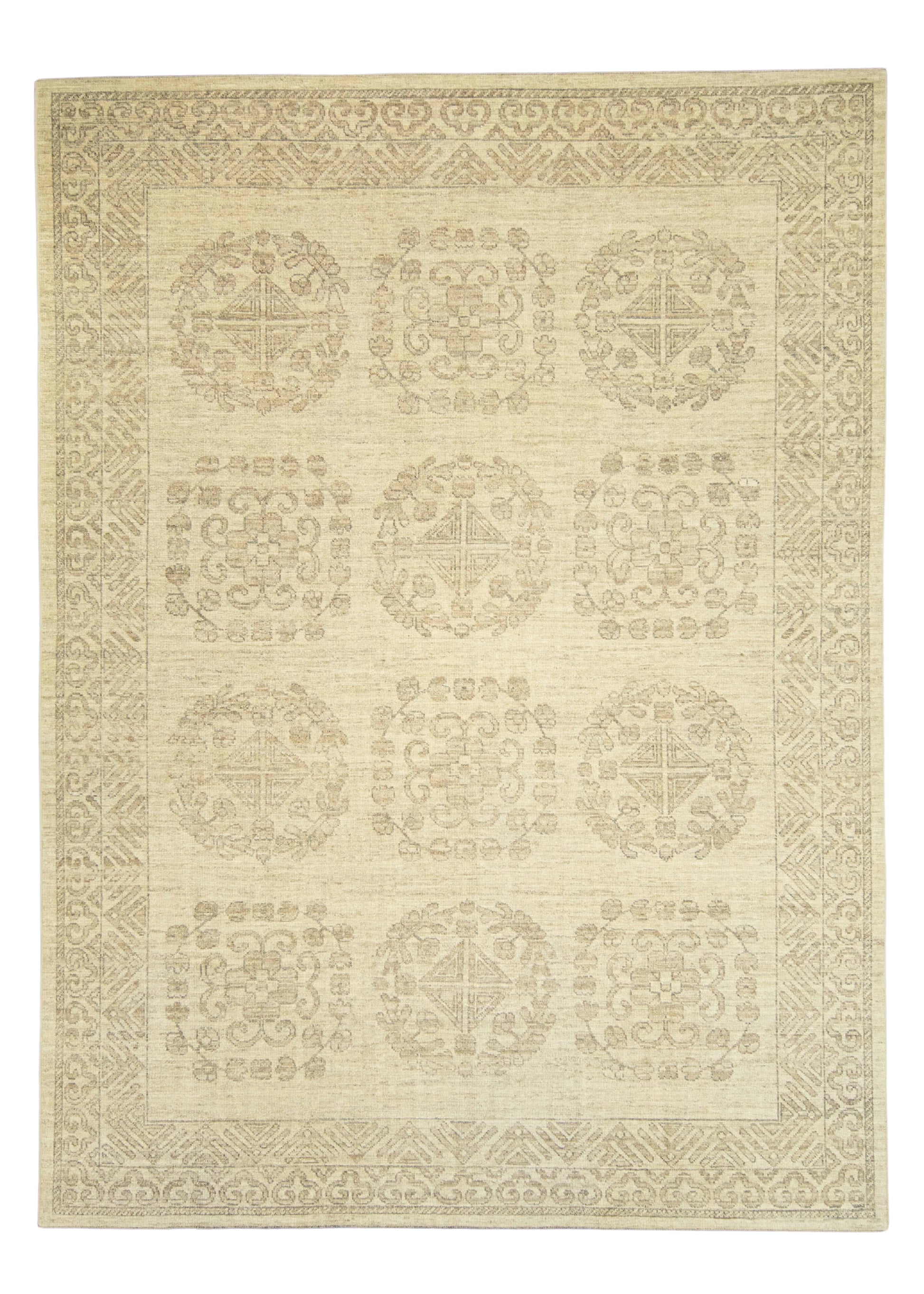 Turkish Oushak Rug 9'3" x 12'7" #23011