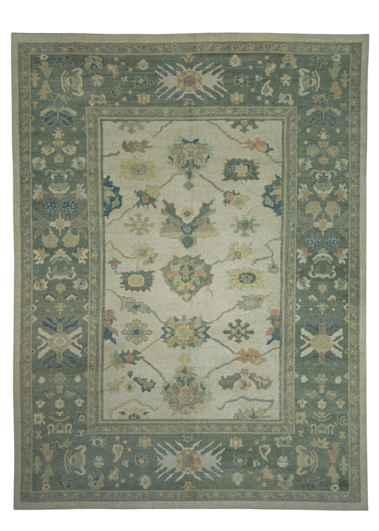 Turkish Oushak Rug 10'1" x 13'6" #18624