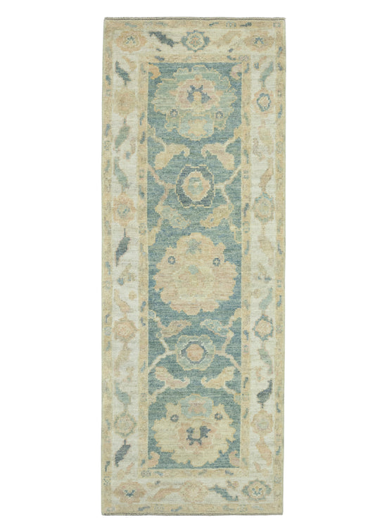 Turkish Oushak Runner Rug 2'3" x 6'7" #17513