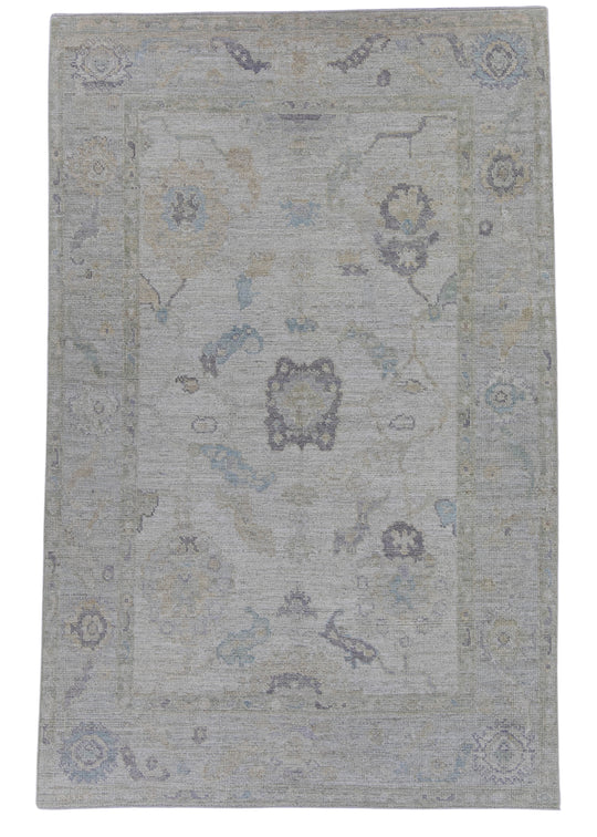 Turkish Oushak Rug 4'11" x 7'7" #16127