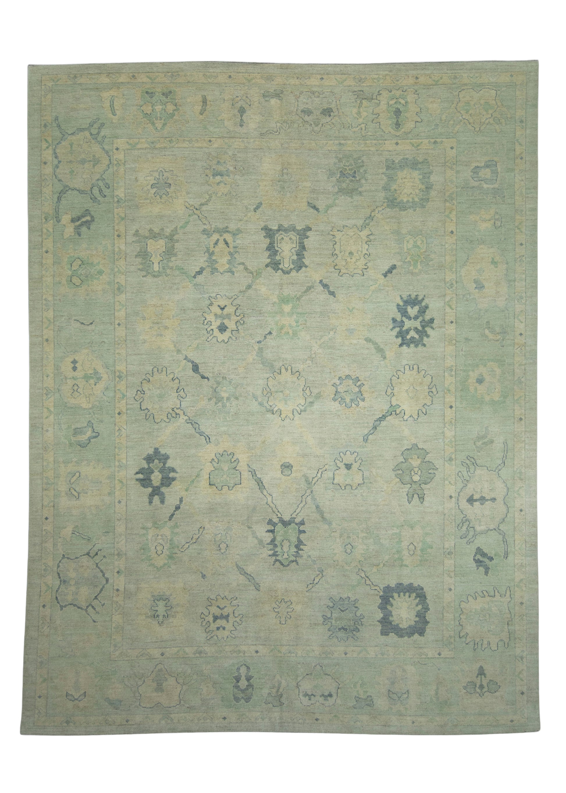 Turkish Oushak Rug 10'4" x 13'5" #18583