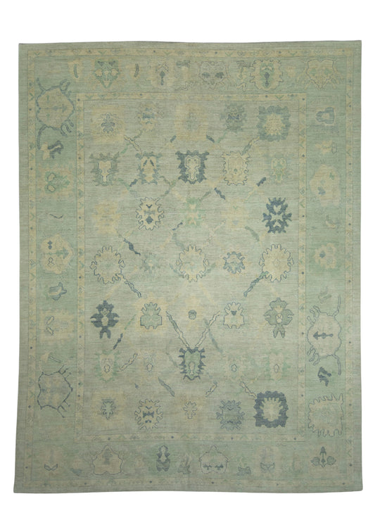 Turkish Oushak Rug 10'4" x 13'5" #18583