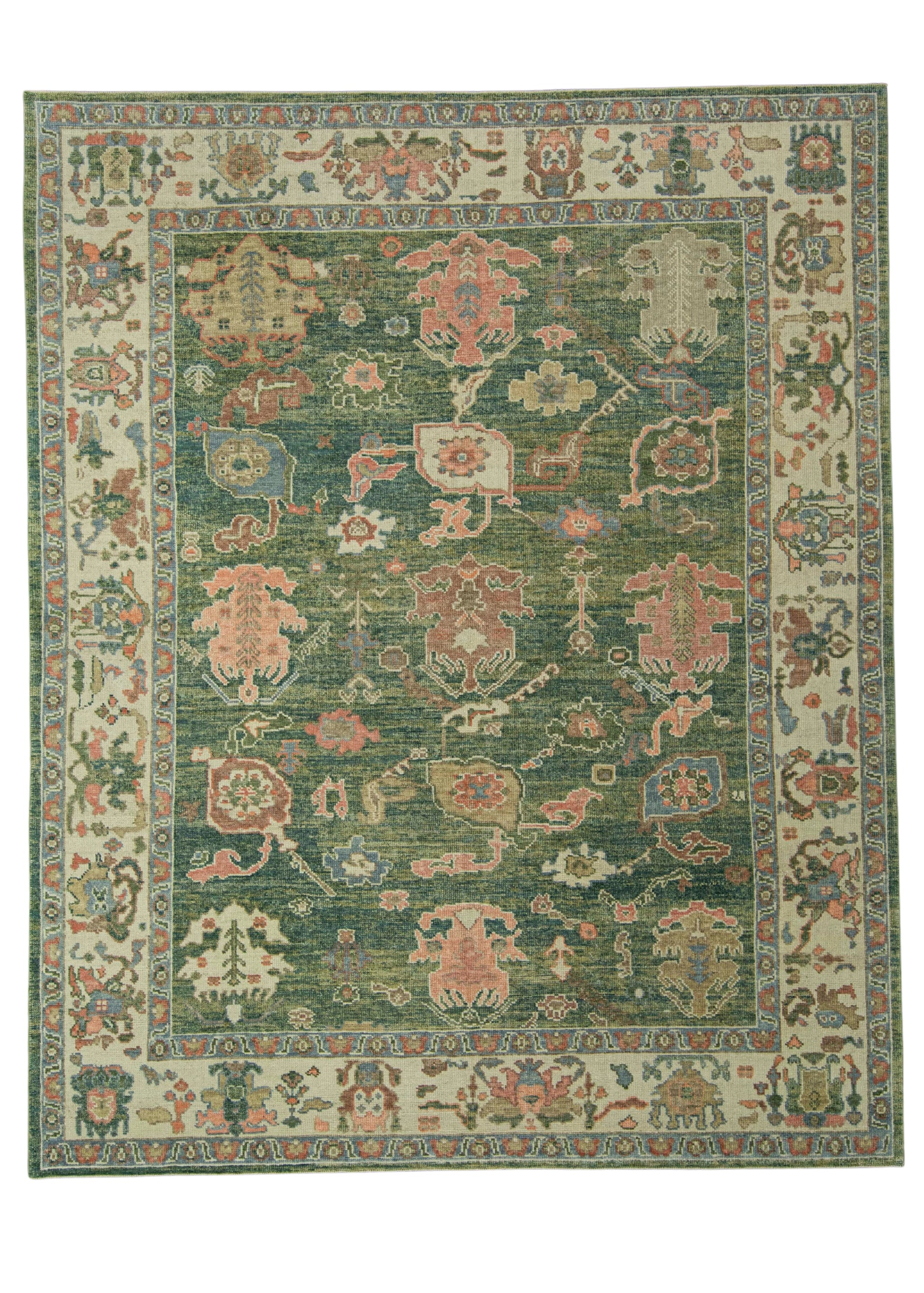 Turkish Oushak Rug  8'5" x 10'5" #20388