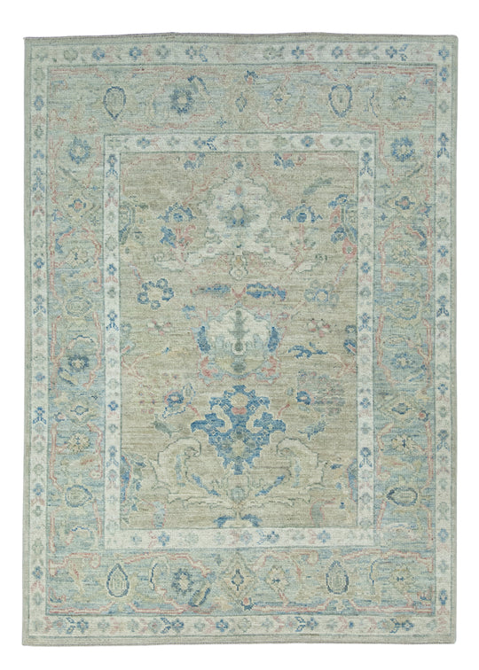 Turkish Oushak Rug 5' x 7'1" #17851