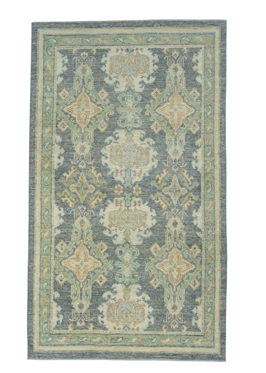 Turkish Oushak Rug 3'10" x 6'6" #17330
