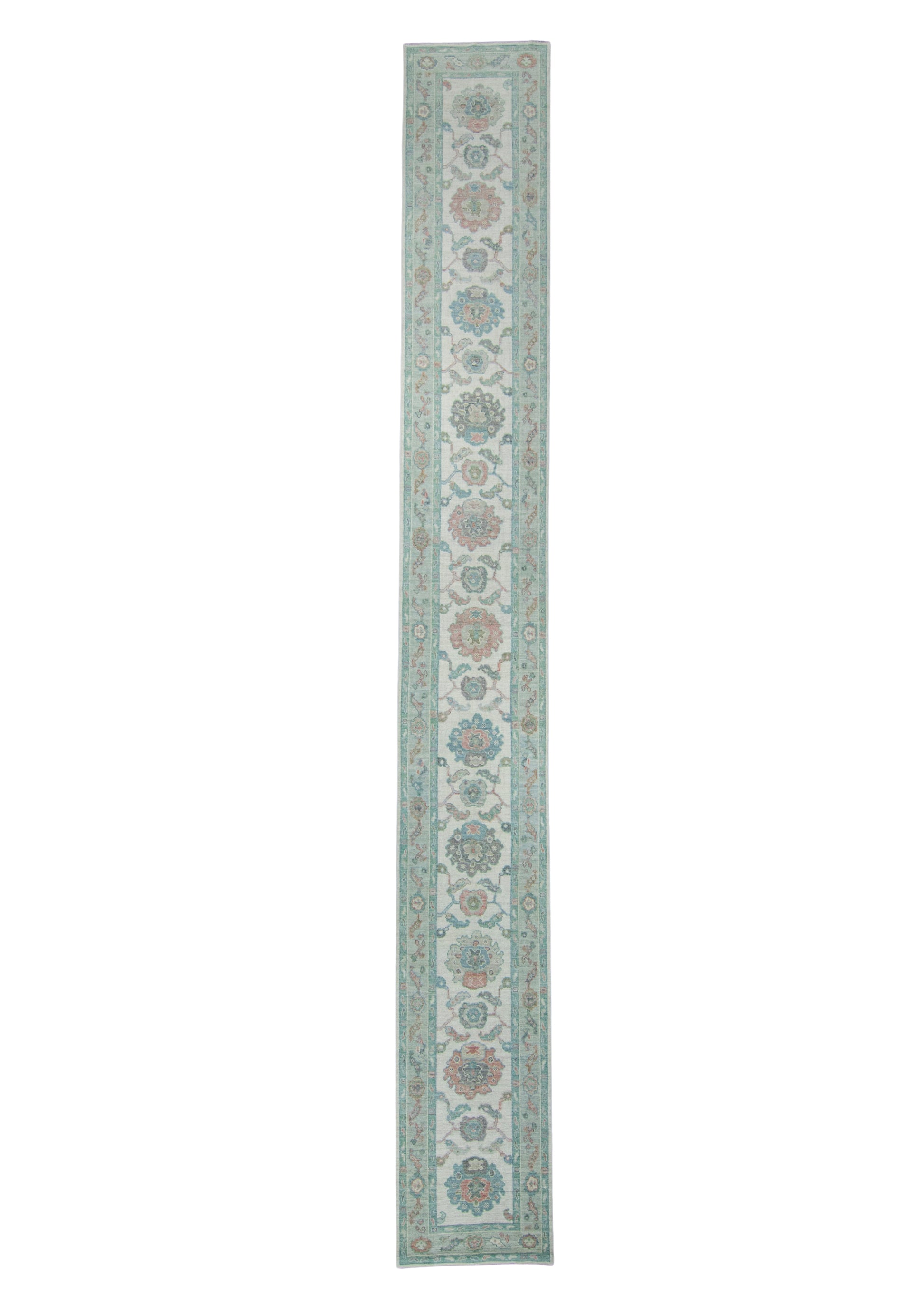 Turkish Oushak Runner Rug 2'10" x 22'7" #17406