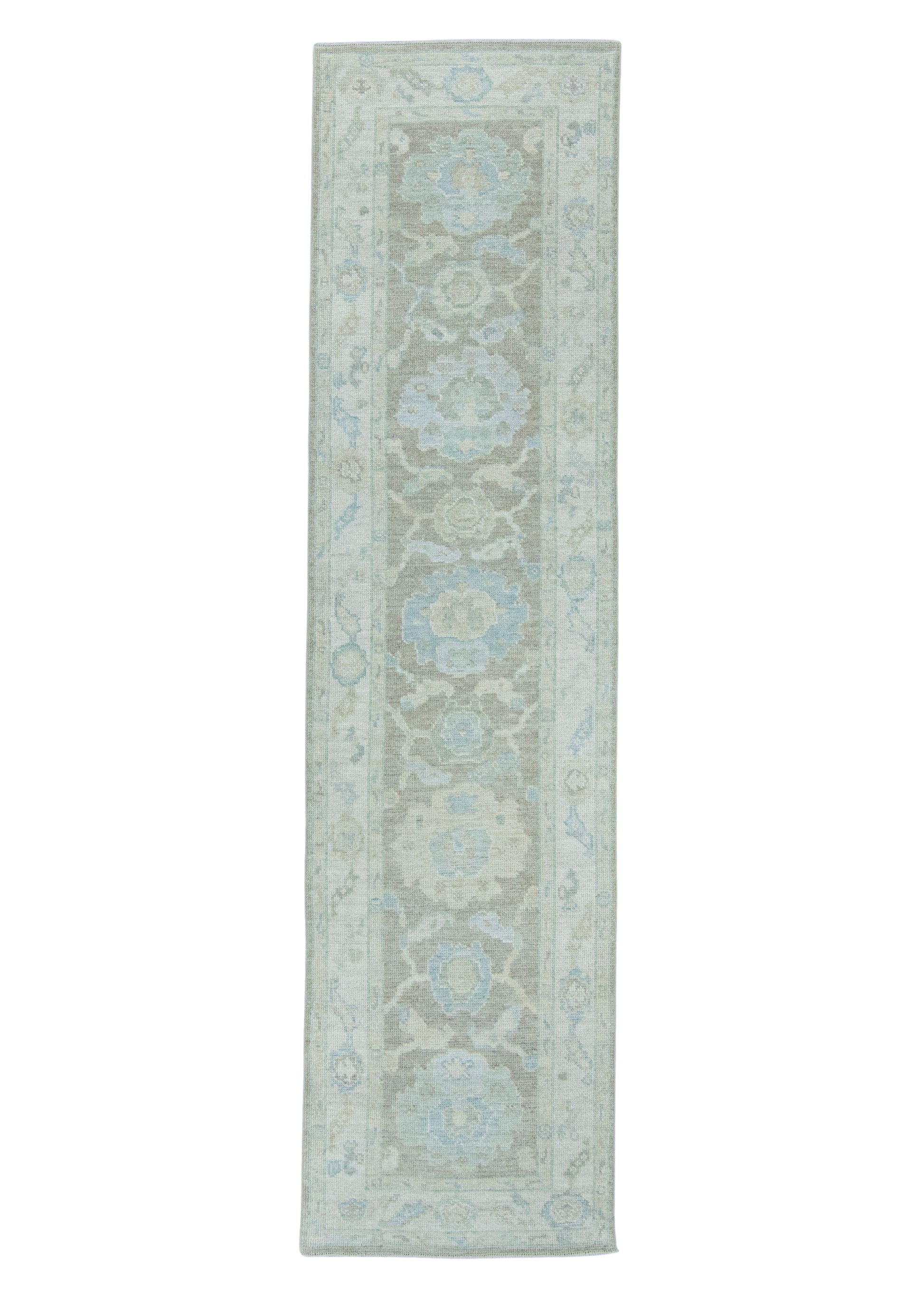Turkish Oushak Rug 2'8" x 10'2" #19431