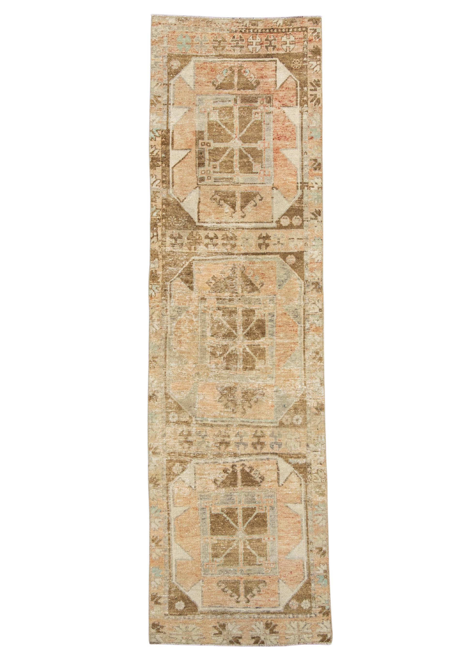 Turkish Vintage Runner Rug 2'8" x 9'4" #24420