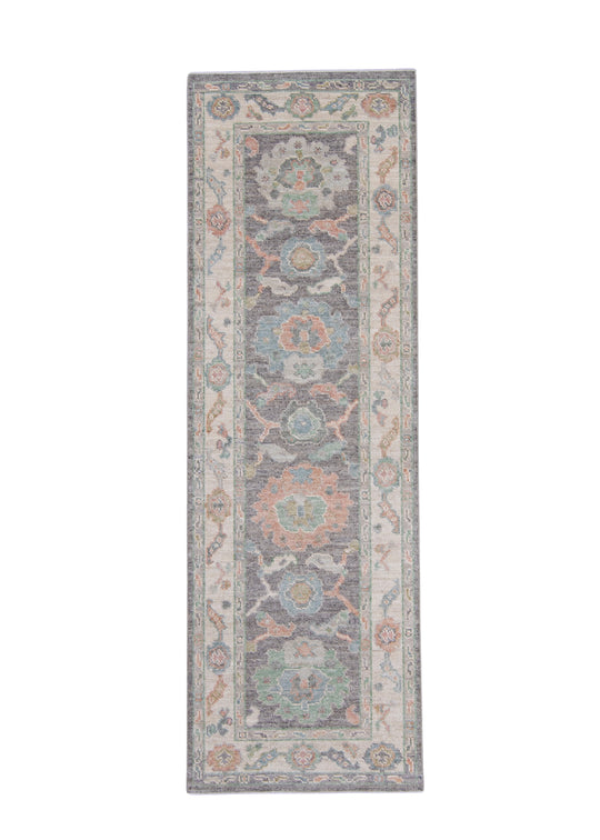Turkish Oushak Runner Rug 2'8" x 8'2" #16270