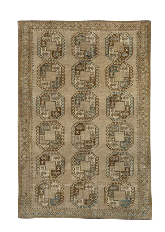 Antique Turkmen Rug 7' x 10'5" #16800