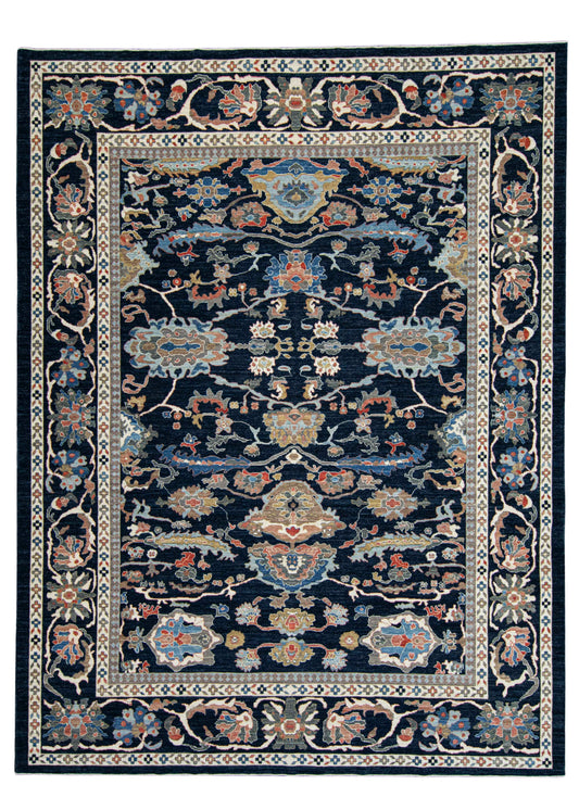 Turkish Oushak Antique Look Rug 9'3" x 12'3" #23052