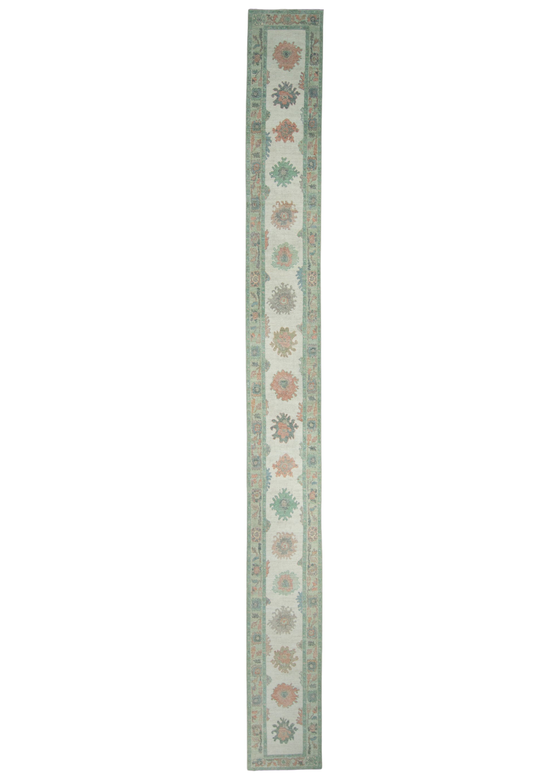 Turkish Oushak Runner Rug 2'11" x 28'9" #17459
