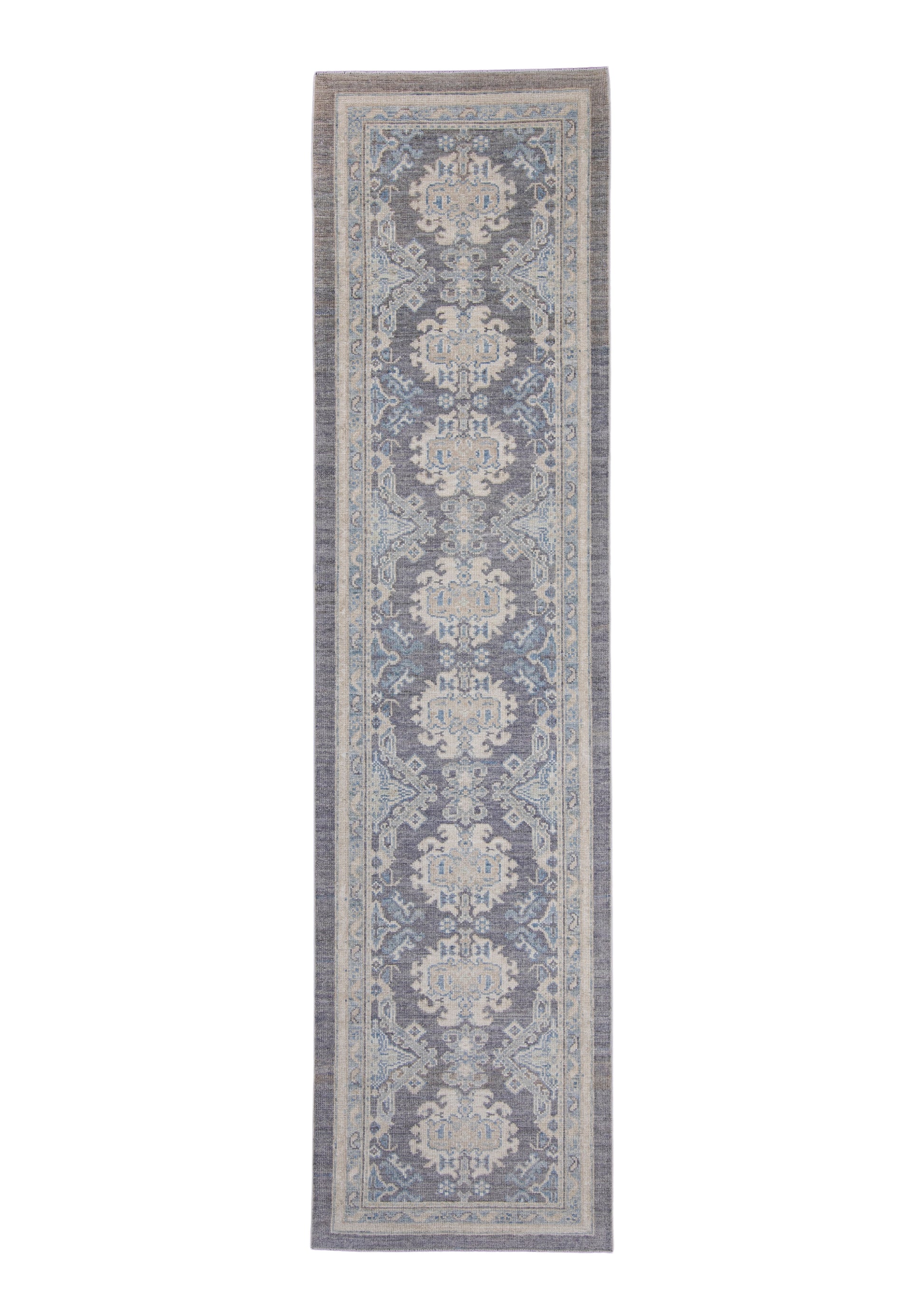 Turkish Oushak Runner Rug 3' x 11'11" #16272