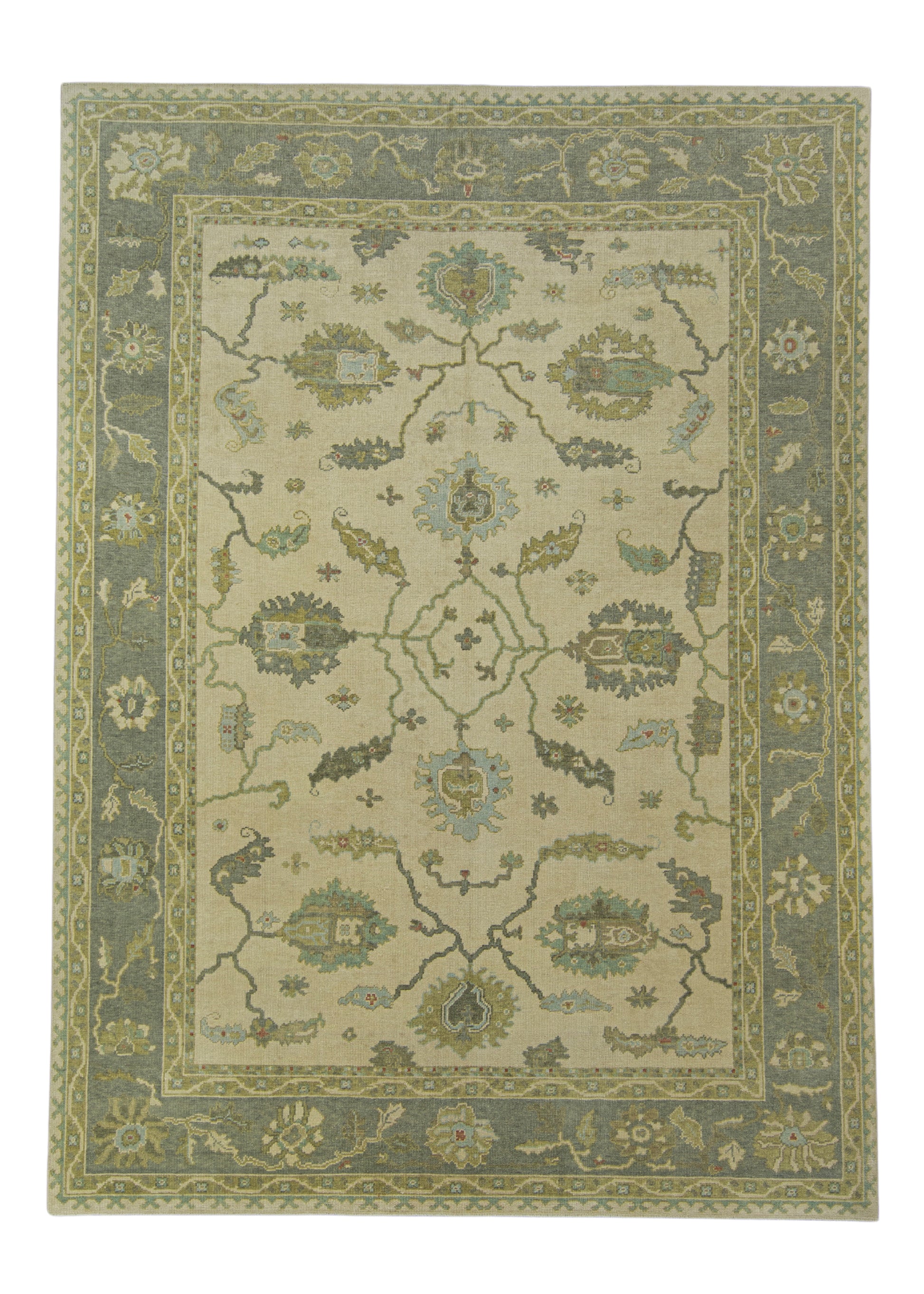 Turkish Oushak Rug 9'2" x 12'7" #17040