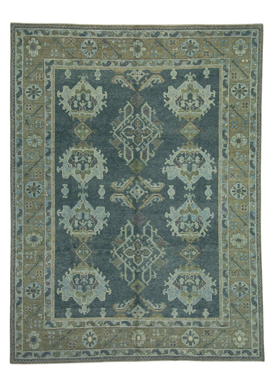 Turkish Oushak Rug 8'9" x 11'8" #18118
