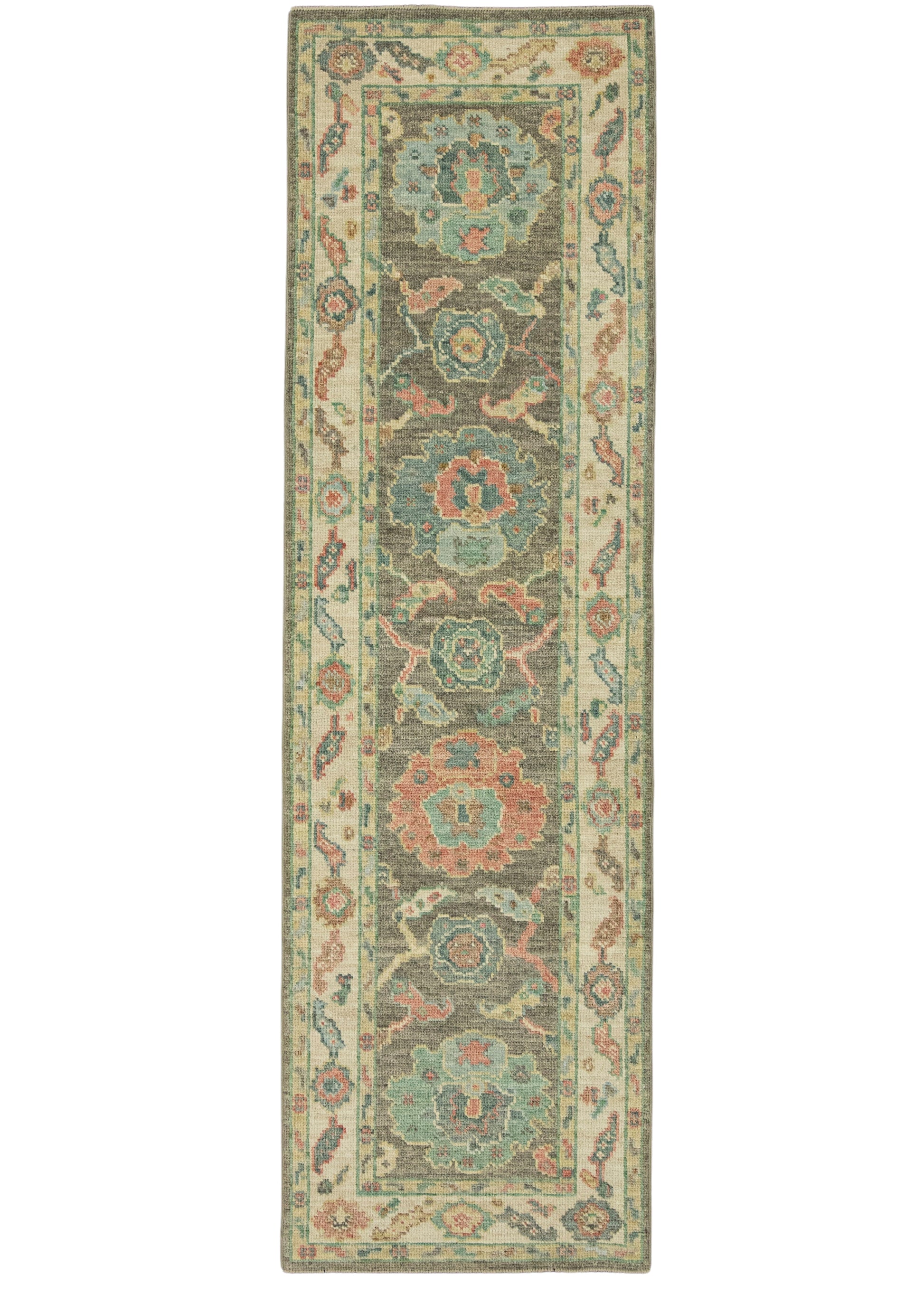 Turkish Oushak Rug 2'3" x 7'8" #20230