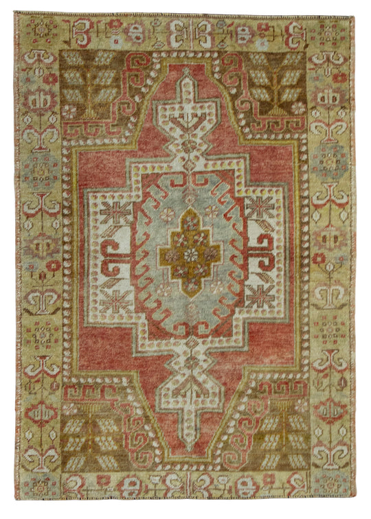 Turkish Vintage Rug 3'6" x 5' #16073