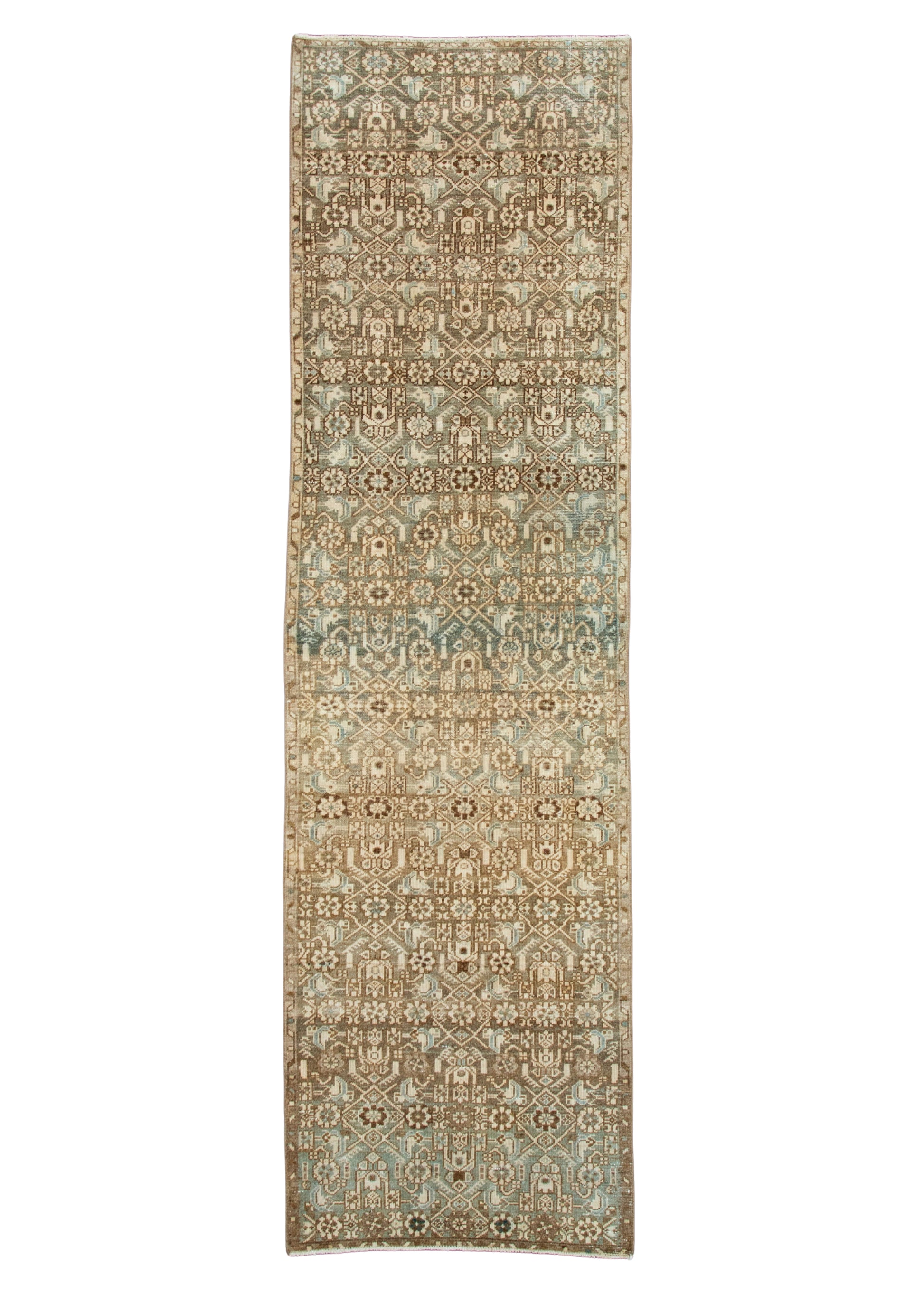 Turkish Oushak Runner Rug 2'8" x 9'5" #17511