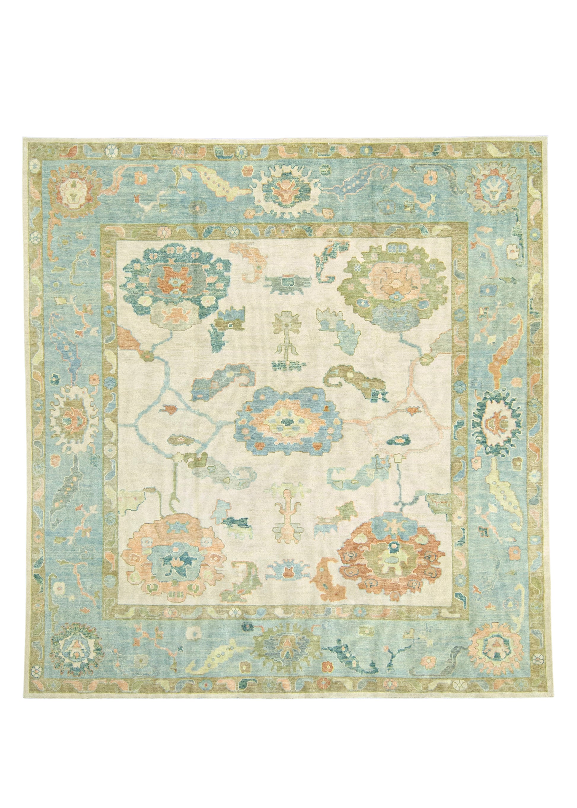 Turkish Oushak Rug 9'10" x 10'6" #22175