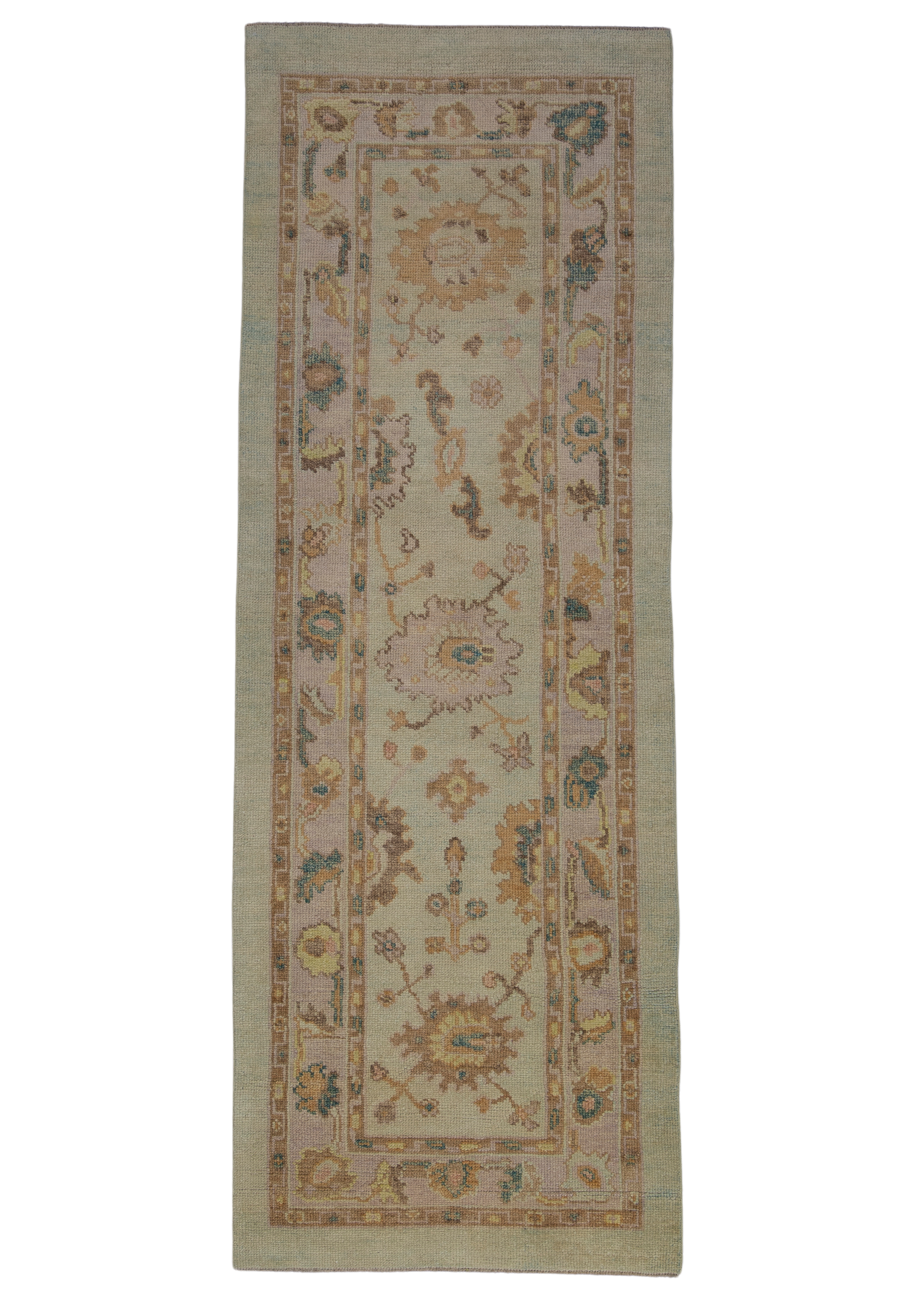 Turkish Oushak Rug 2'10" x 8'1" #2273