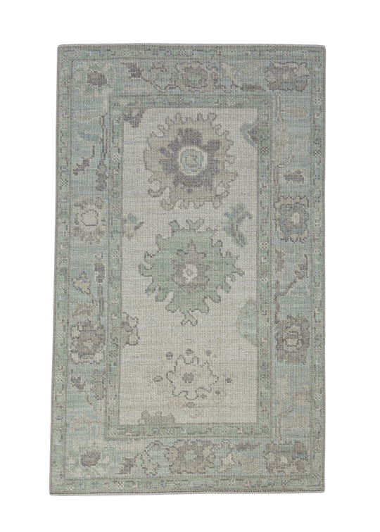 Turkish Oushak Rug 3' x 5' #11780