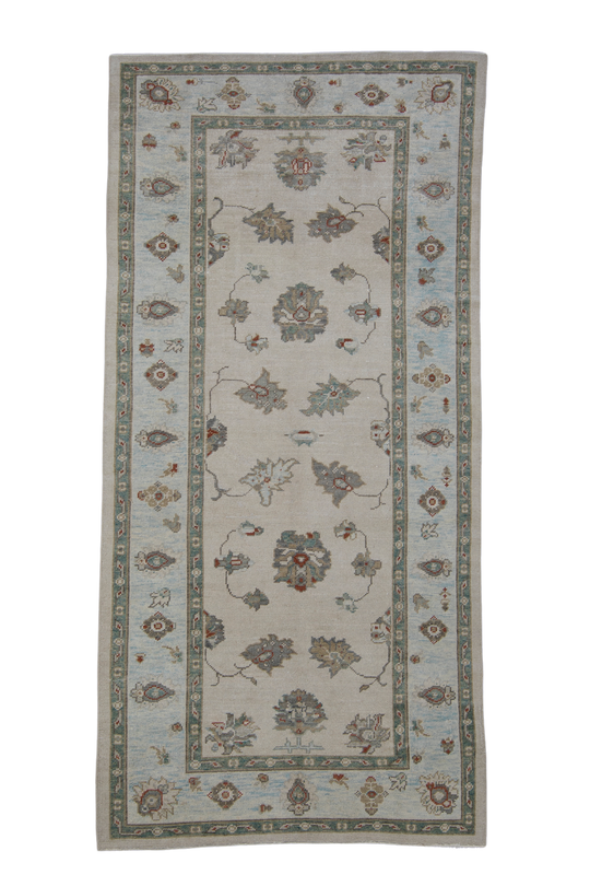 Turkish Oushak Rug 4'6" x 9'3" #2378