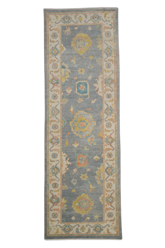 Turkish Oushak Rug 3'9" x 11'7" #HS-2013