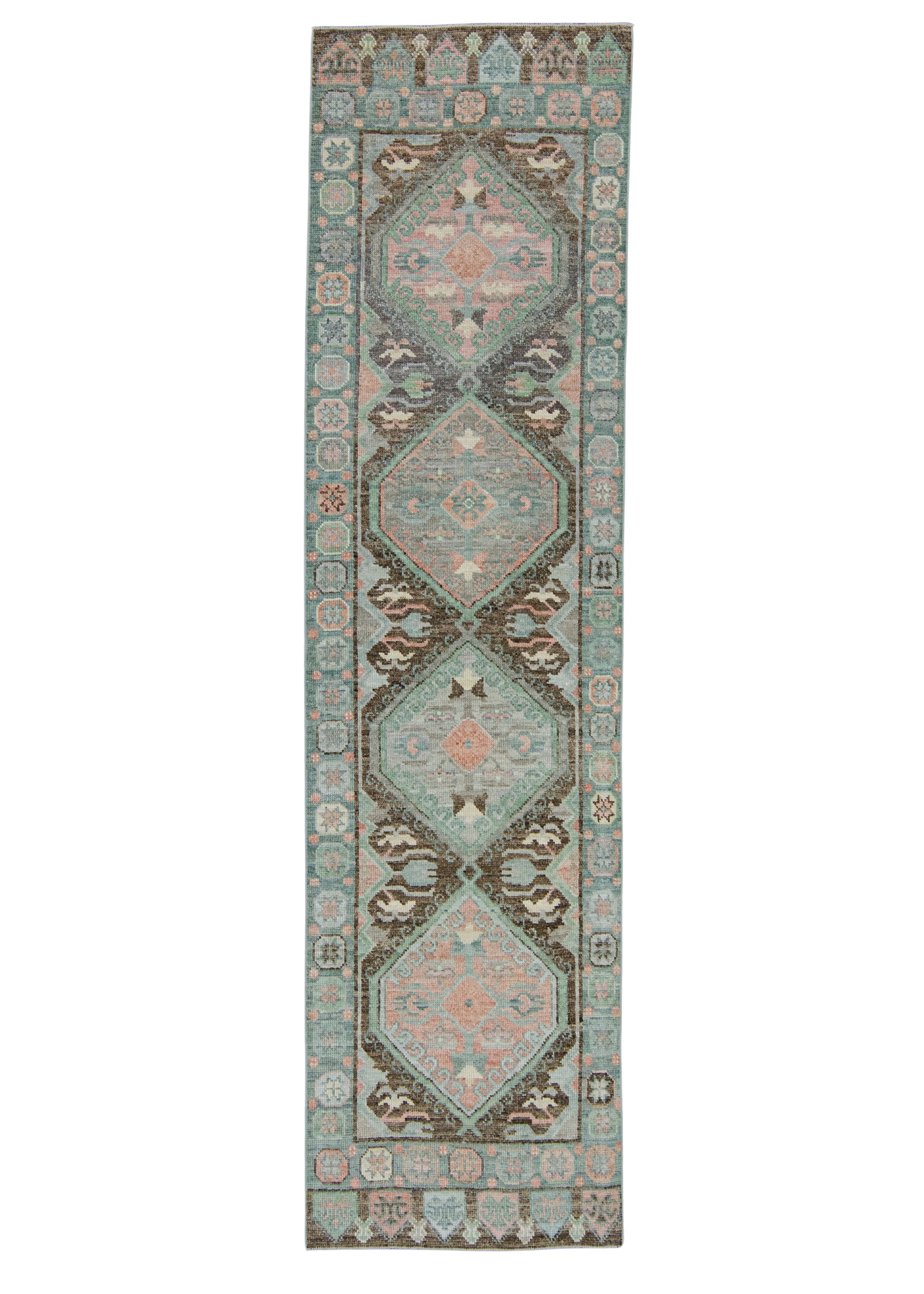 Turkish Oushak Rug 2'9" x 10'6" #20015